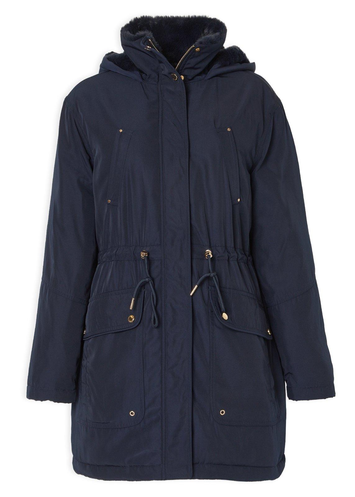 【美品】 DEVICE COAT PACKABLE/ DEEP NAVY（2） Navy Parka Jacket (3239352) | OUTBACK RED