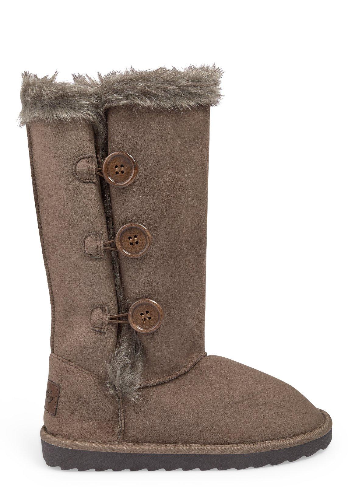 Taupe Upstyled Microfiber Boot (3239597) | Truworths