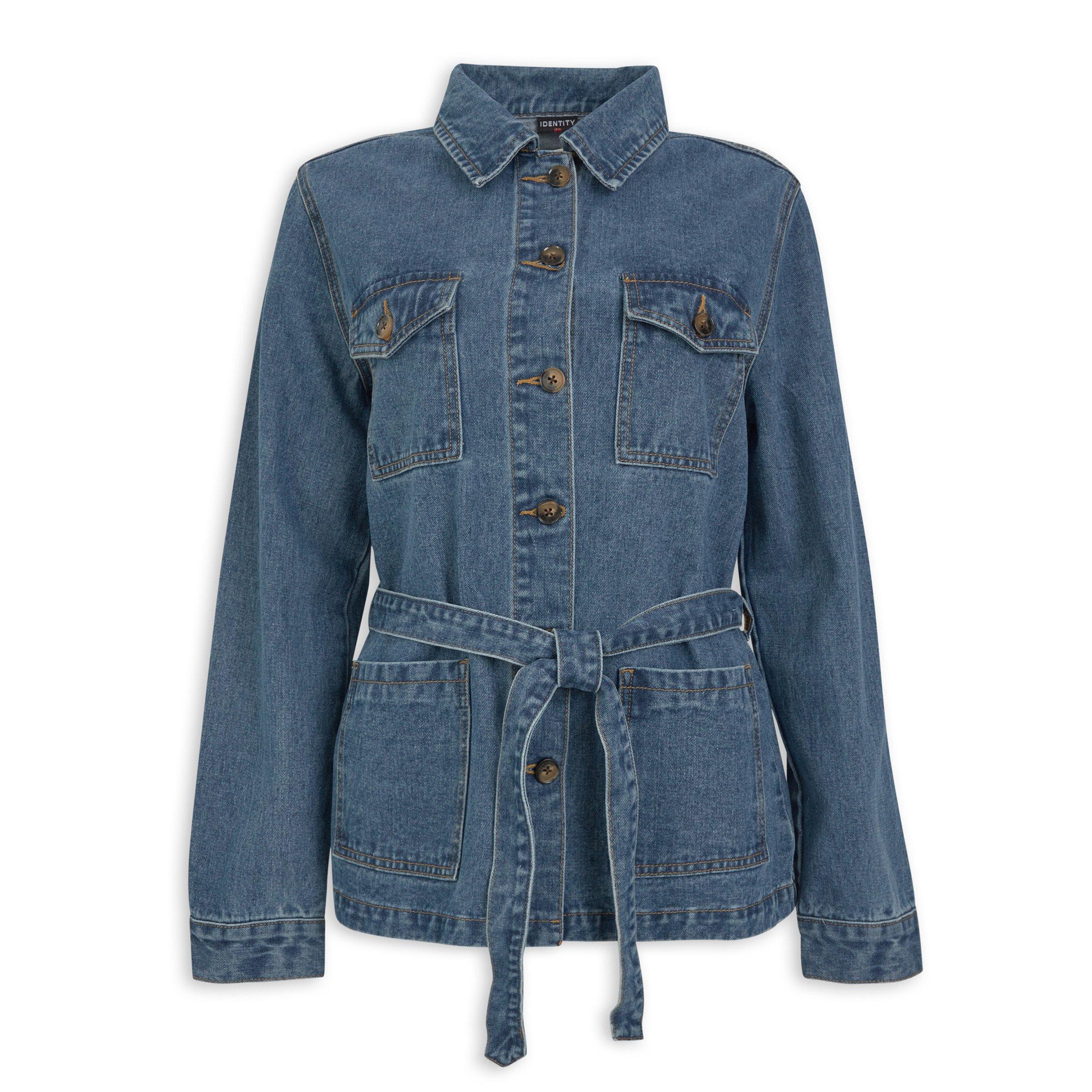 ジャケット・アウター DENIM TAILORED JACKET Belted Denim Jacket (3239631) | Identity
