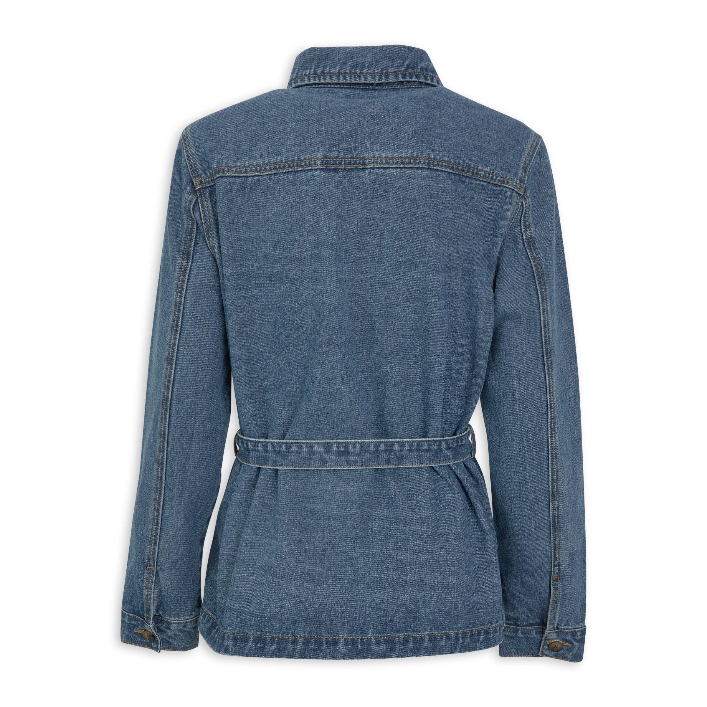 ジャケット・アウター DENIM TAILORED JACKET Belted Denim Jacket (3239631) | Identity