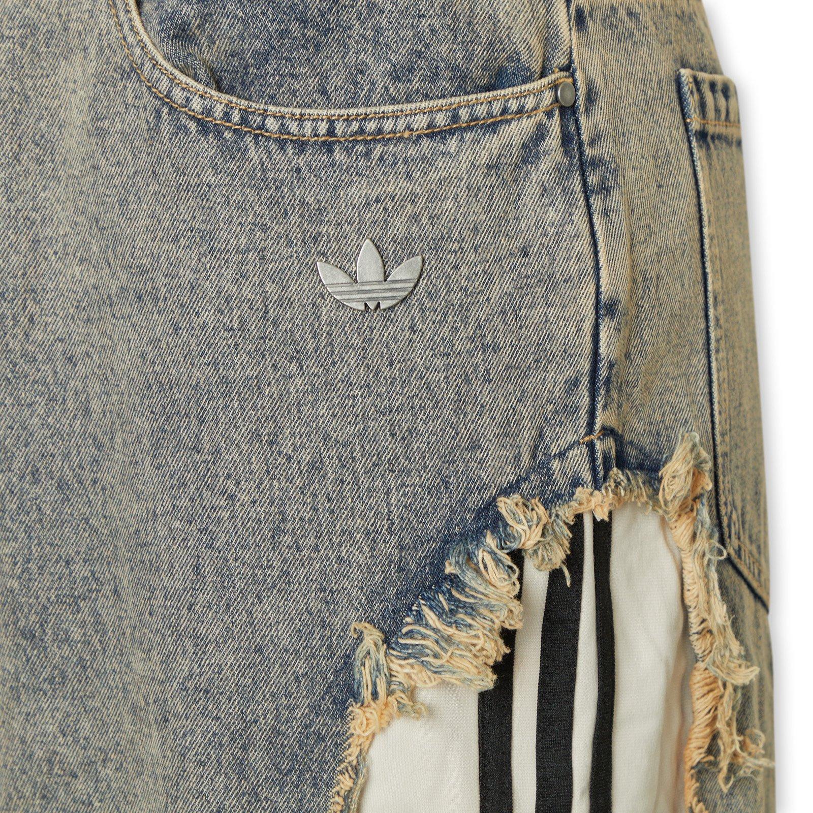 Beige Adilenium 5.0 Deconstructed Denim Pants (3239686) | Adidas