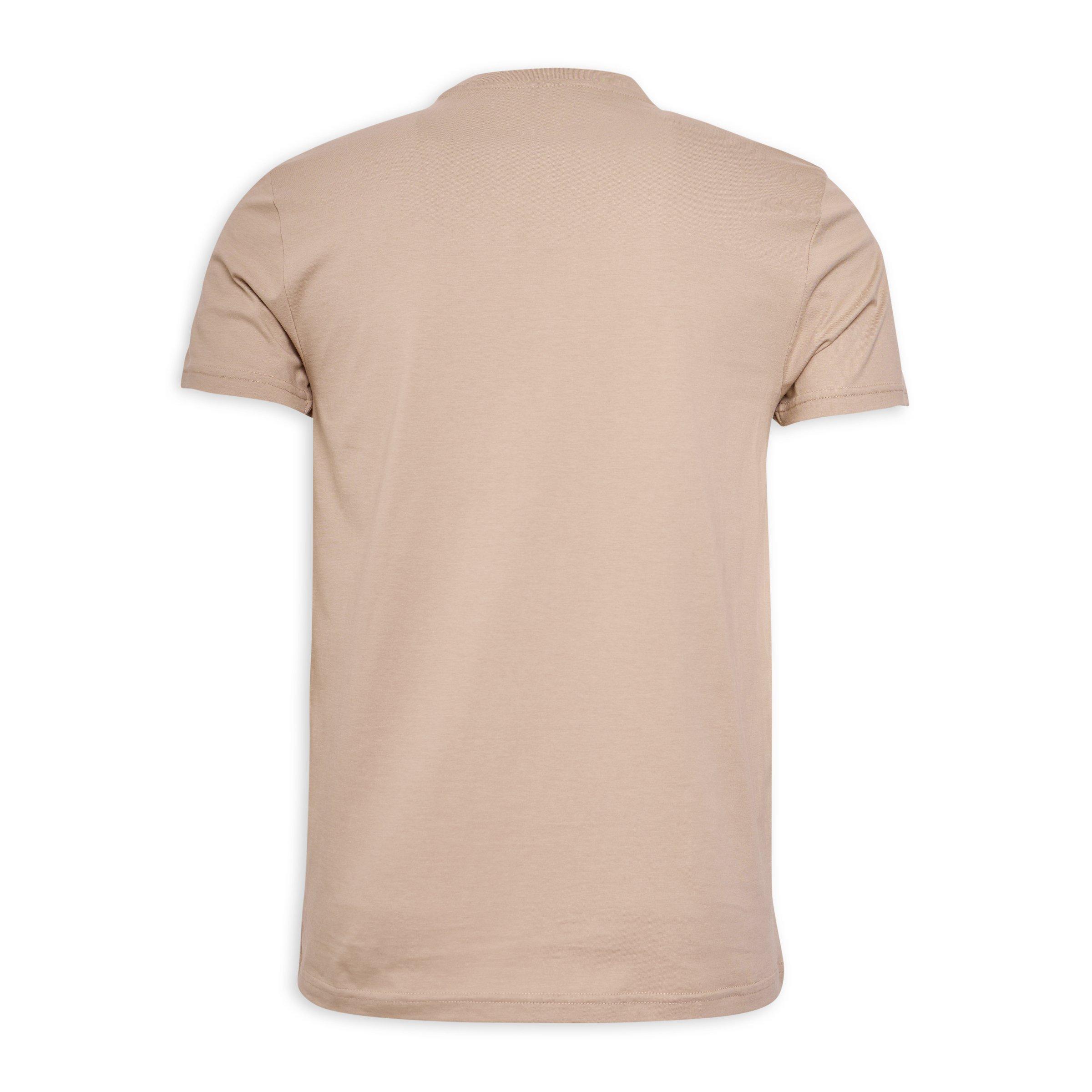Beige Graphic T-shirt (3239836) | Identity