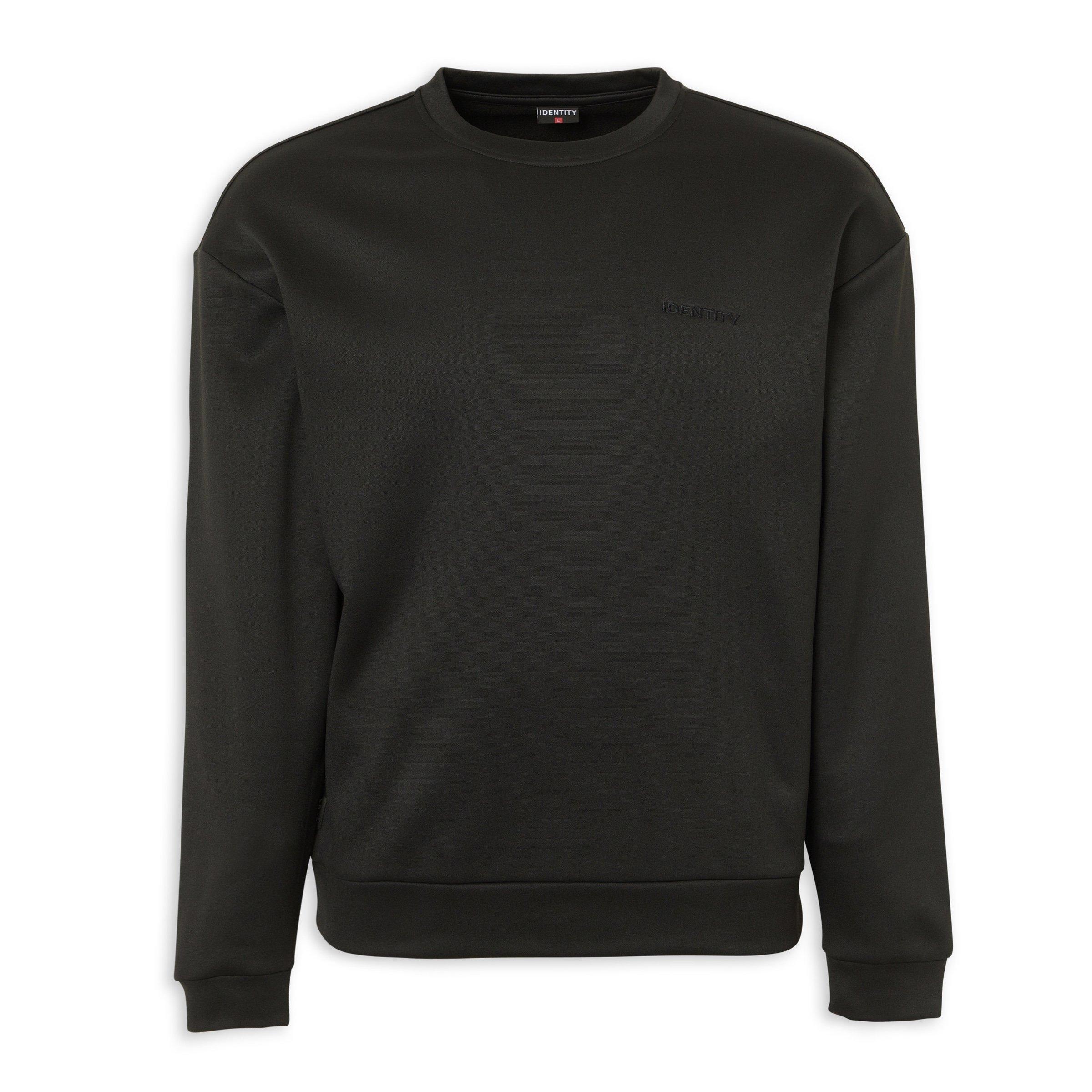 Black Crewneck Sweatshirt (3240196) | Identity