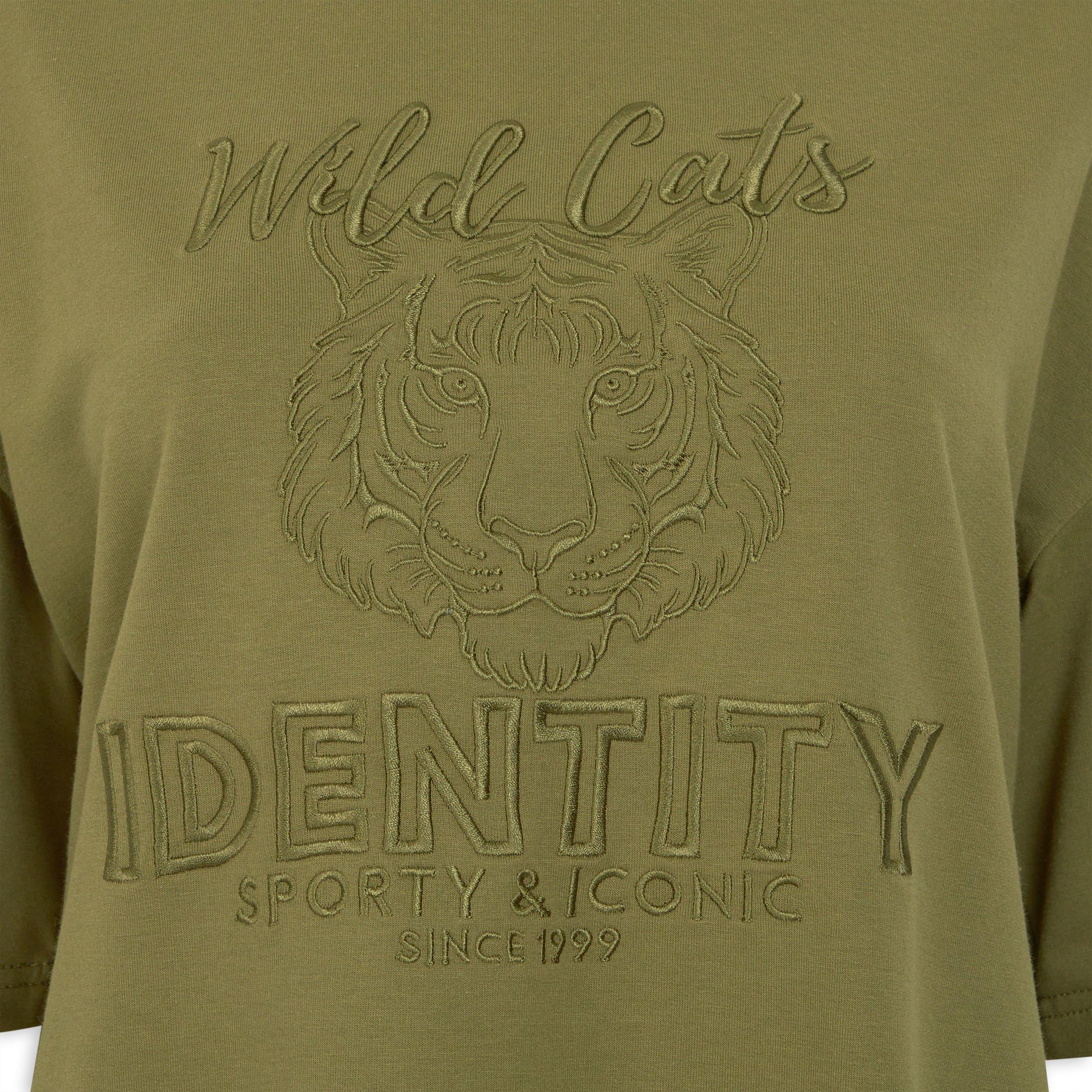 Olive Green Graphic T-Shirt (3240238) | Identity