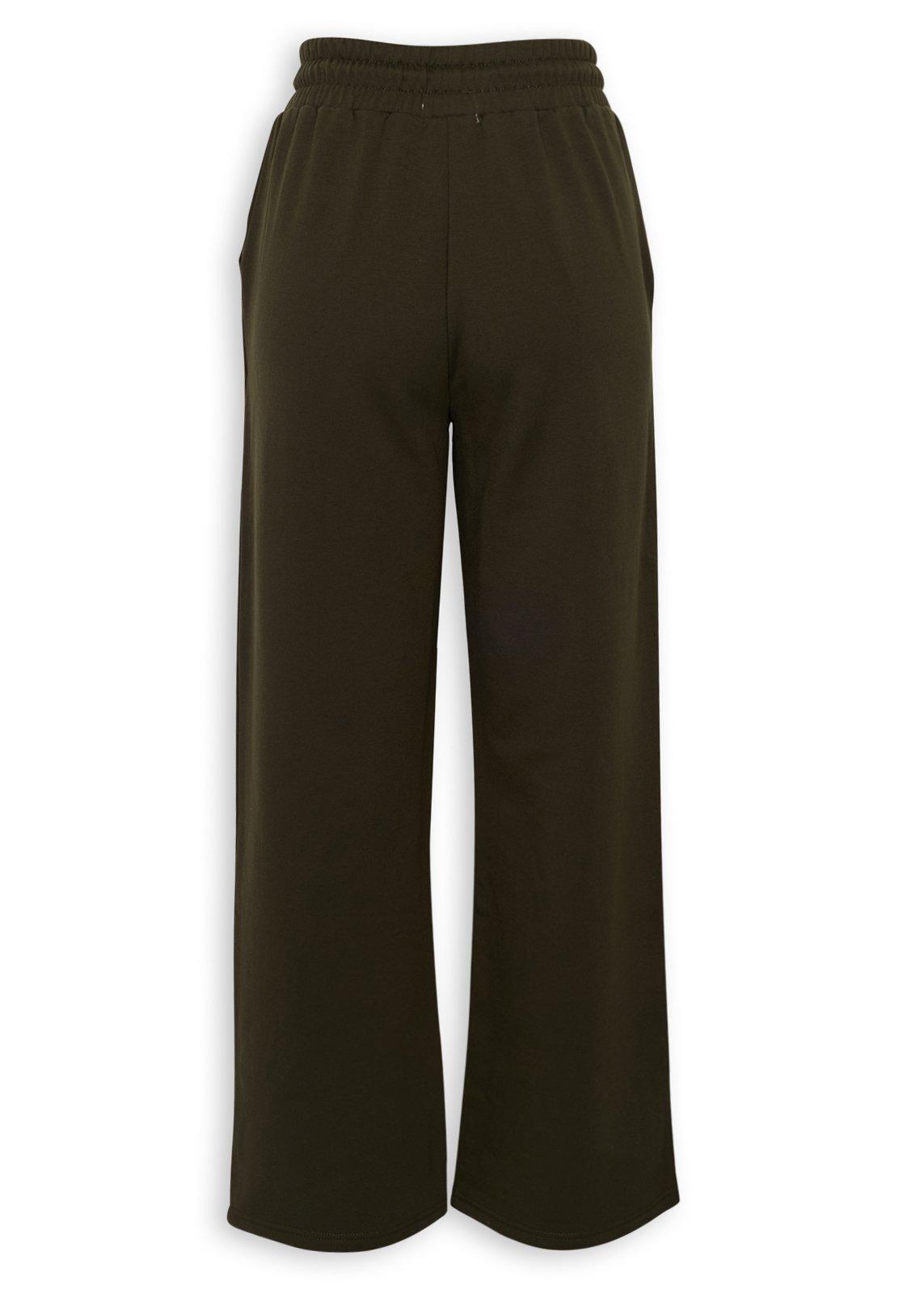 Olive Green Wide Leg Sweat Pants (3240473) | OUTBACK RED Sport