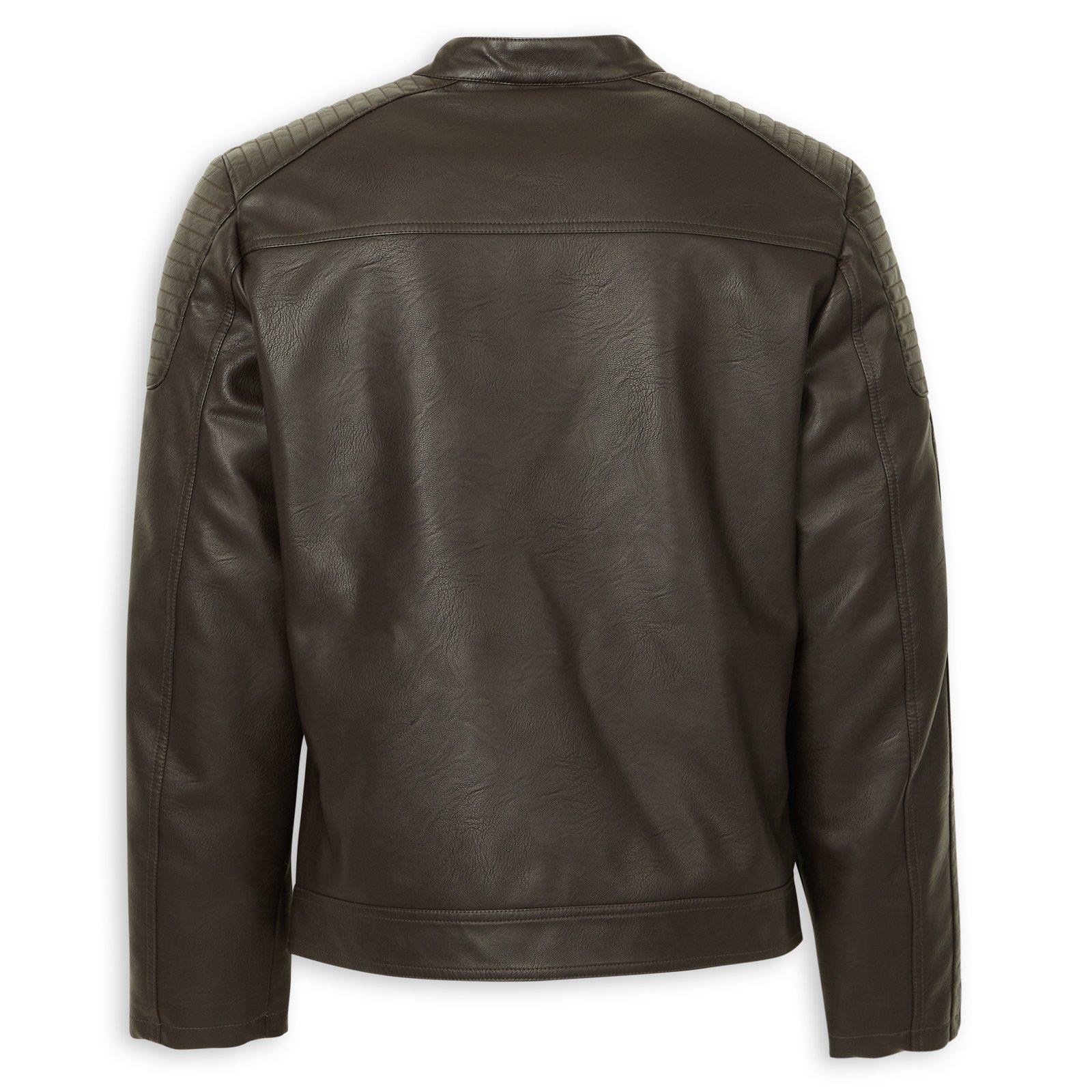 Brown Biker Jacket (3240477) | Identity