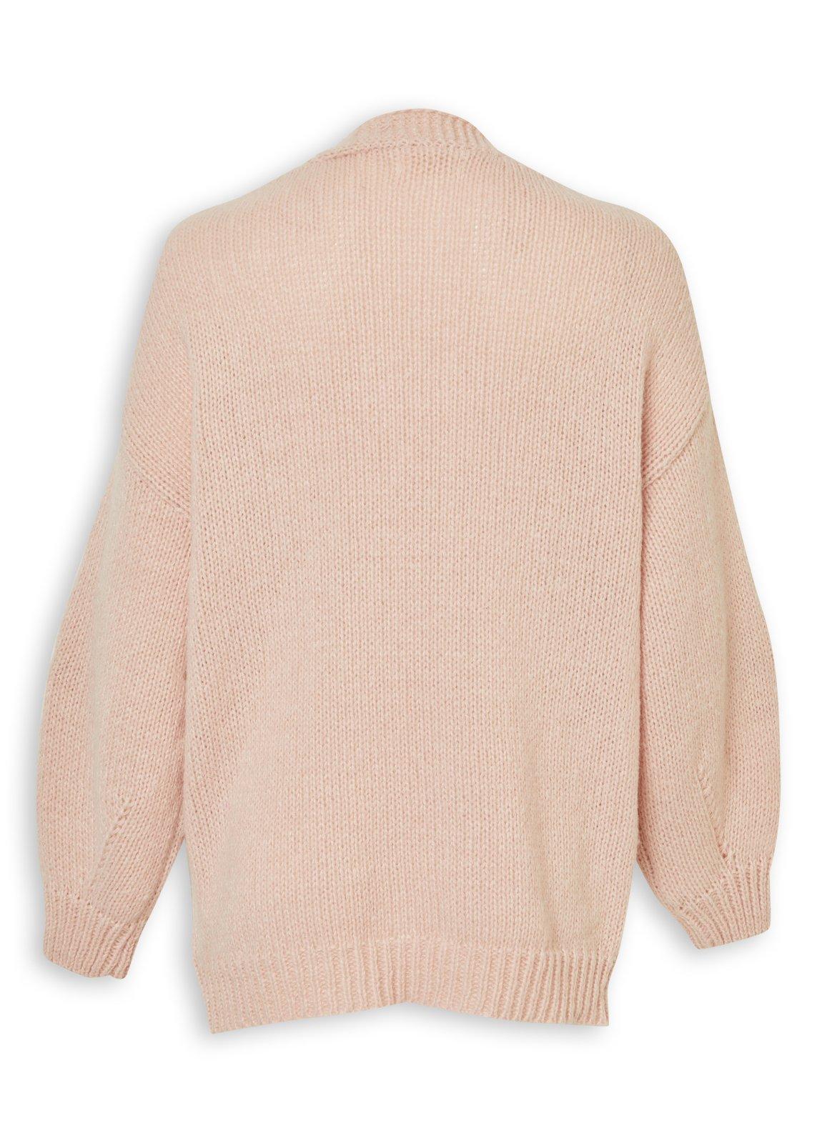 フォクシー デイジーリン Seaweed Cardigan ピンク42 DAISY LIN(デイジーリン)｜Power Cardigan/ピンク の通販｜ELLESHOP