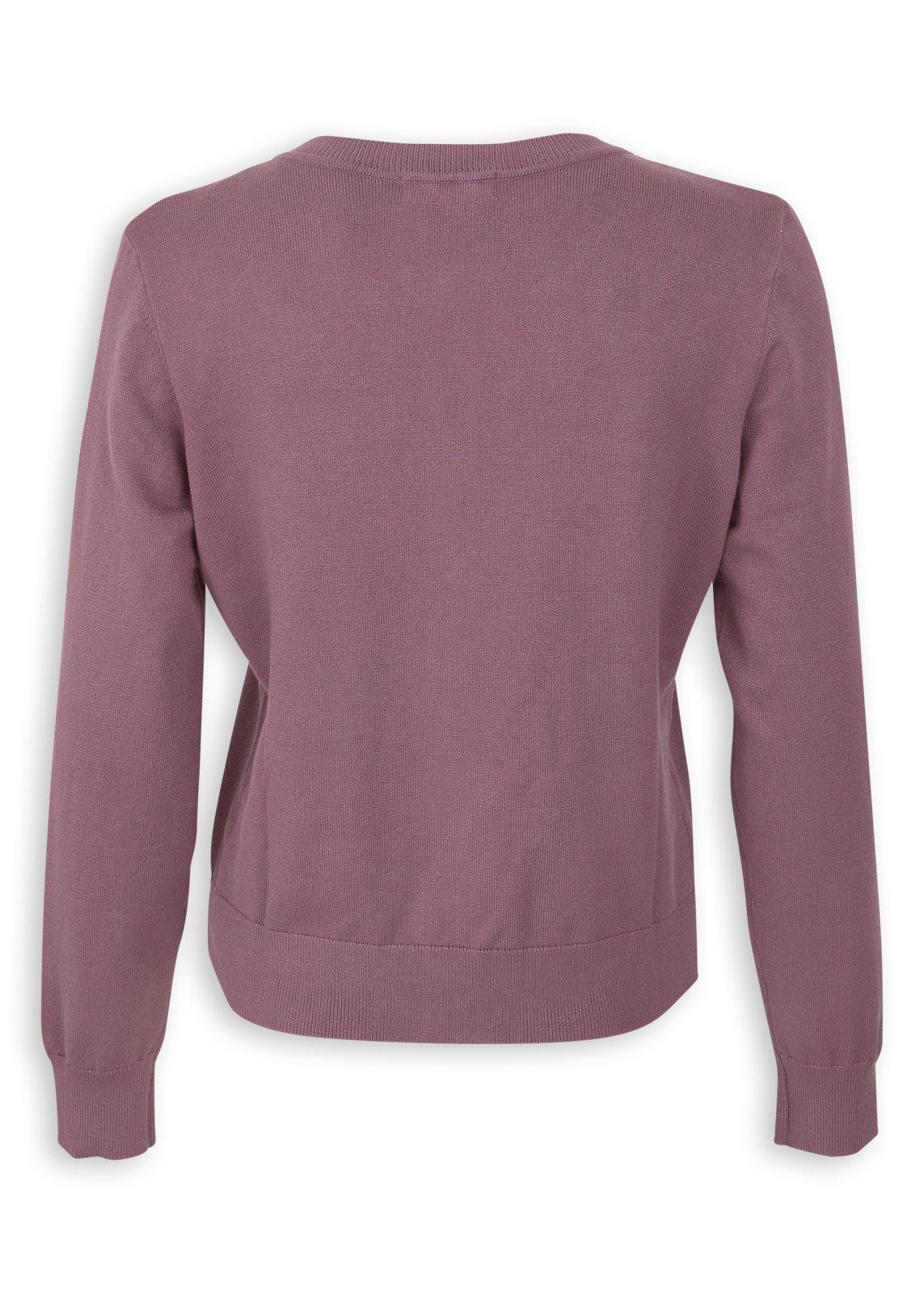 トップス Basket Knit Cardigan / Mauve Mauve Slim Fit Knit Cardigan (3241058) | TRS