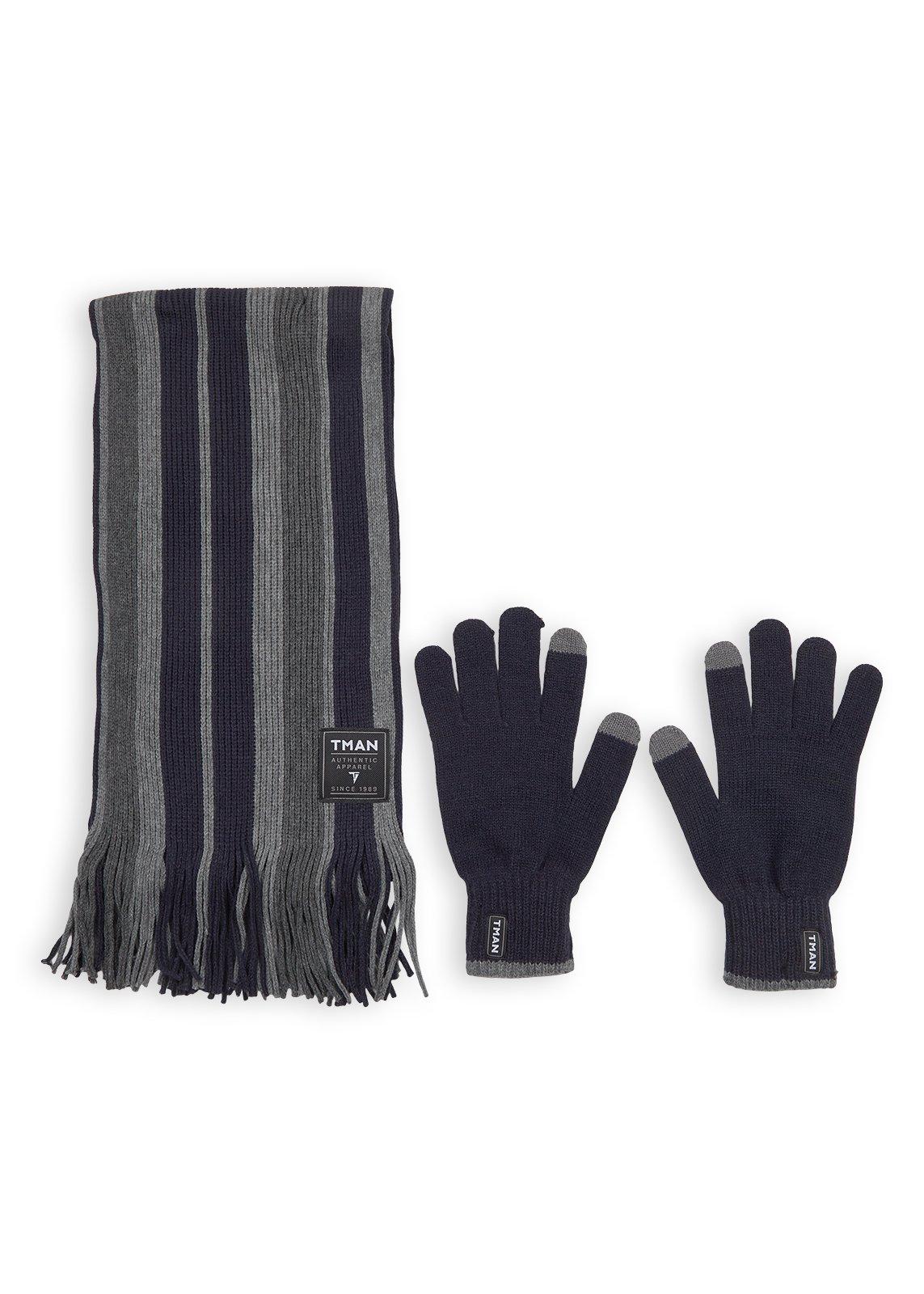 Grey Scarf and Gloves Set (3241090) | Truworths Man