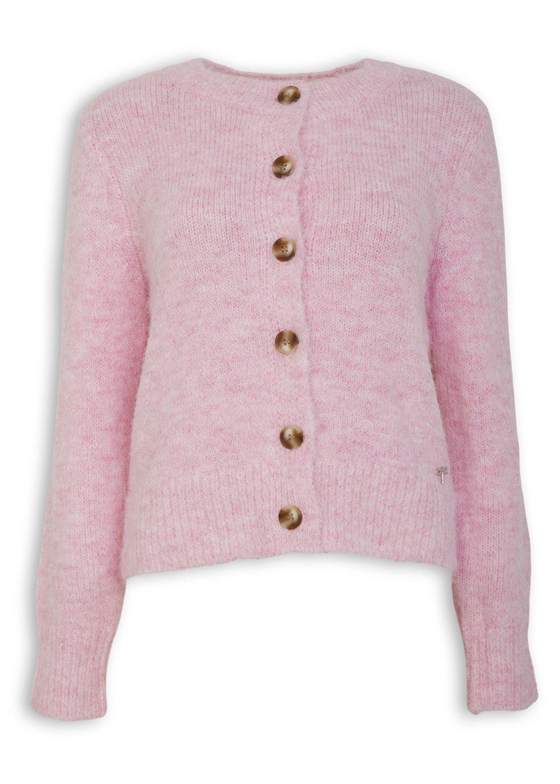Pink Textured Cardigan (3241236) | TRS