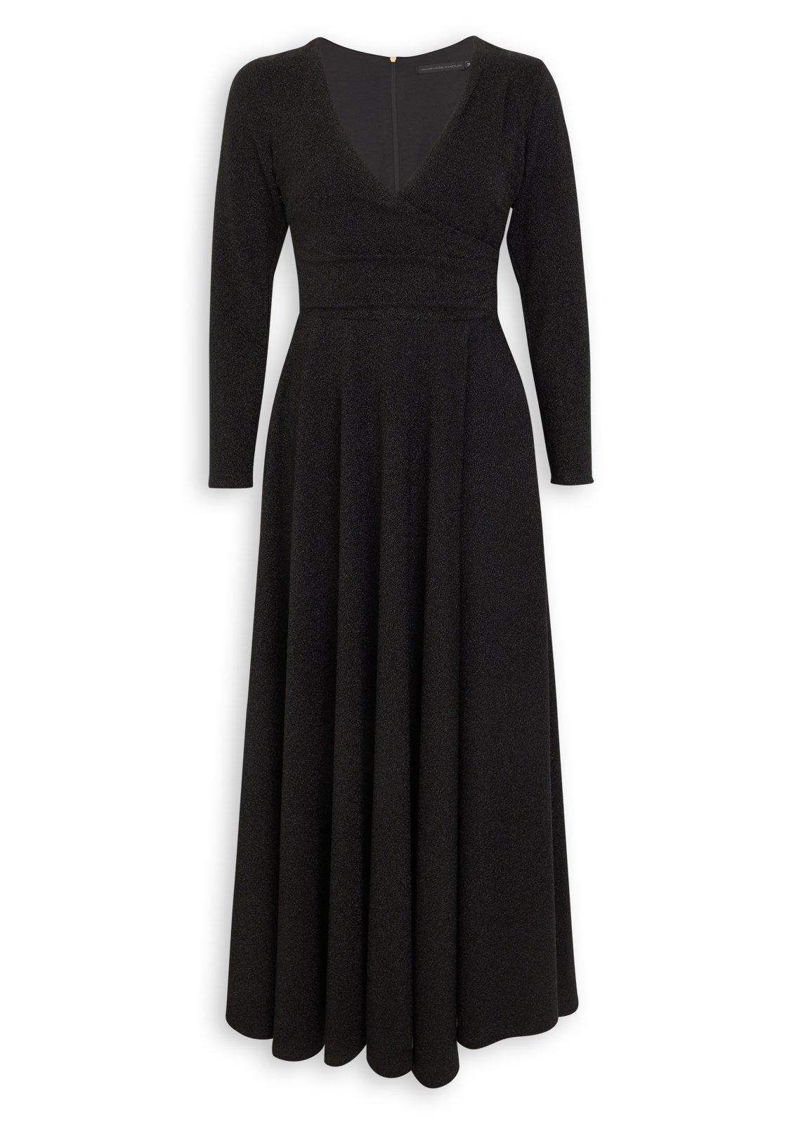 truworths black and gold dresses Wrap Shimmer Dress (3241780) x-mappingIndex:13890-28142