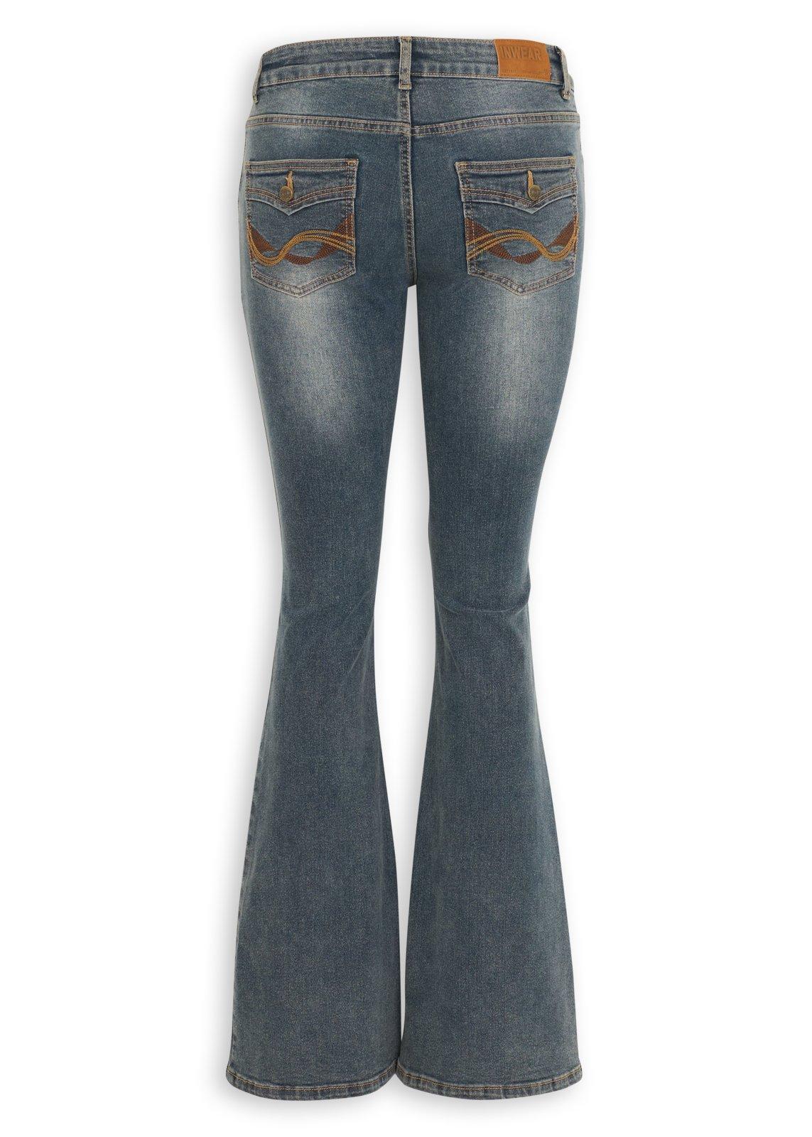 Dark Wash Flare Leg Jeans (3241800) | Inwear