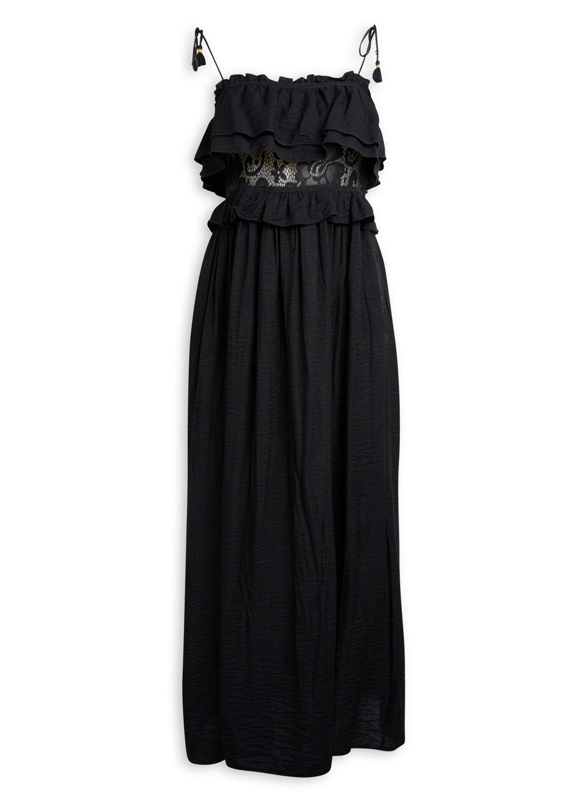 green emerald velvet dress Truworths Black Formal Dress – WISI-Oi main image 1