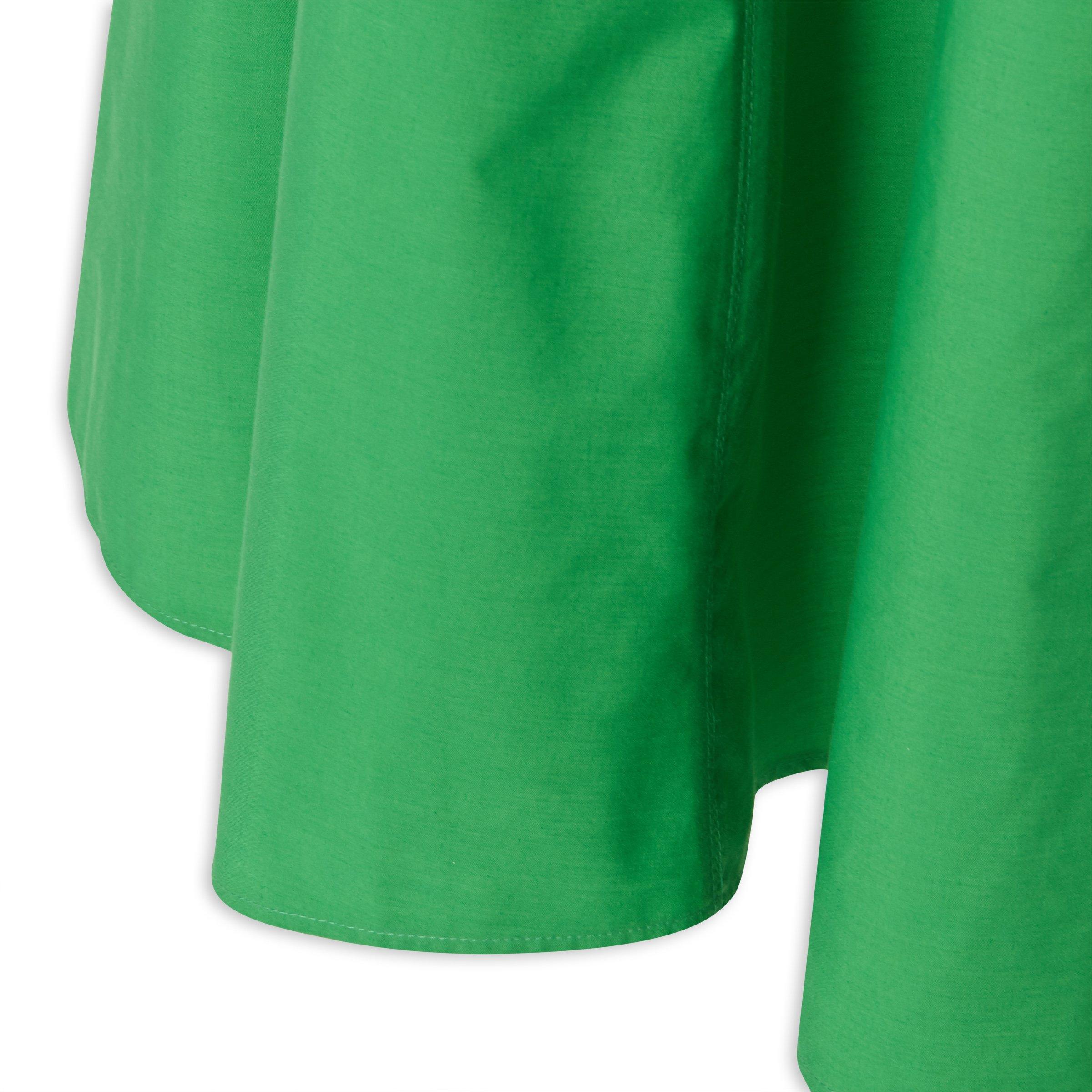 Green Woven Trapeze Dress (3242213) | Basix