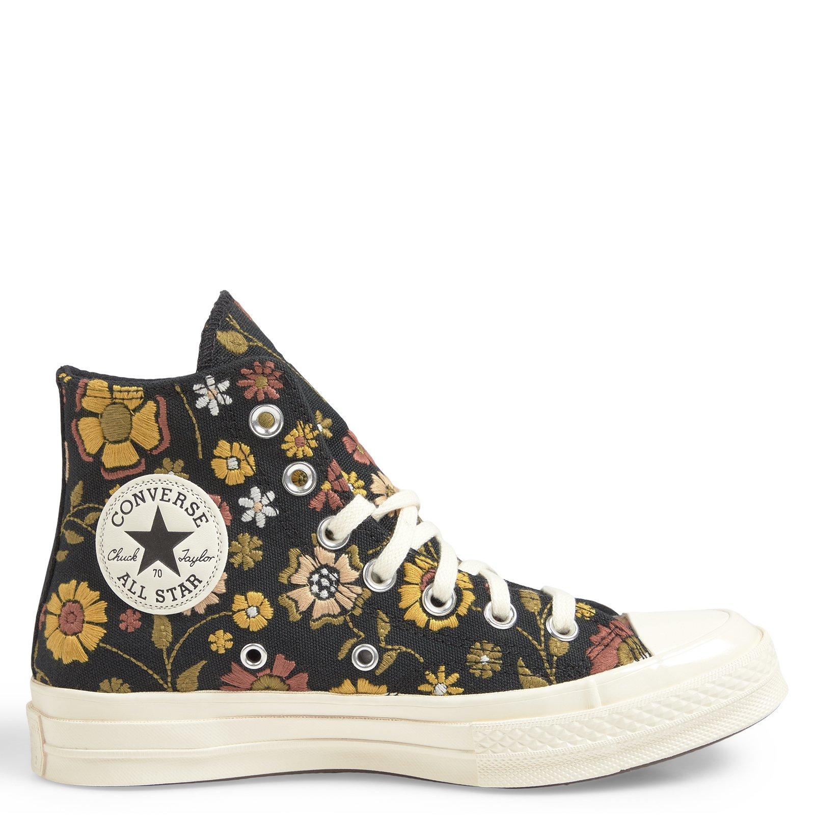 074 フラワー Black Chuck 70 Retro Floral Sneakers (3242264) | Converse