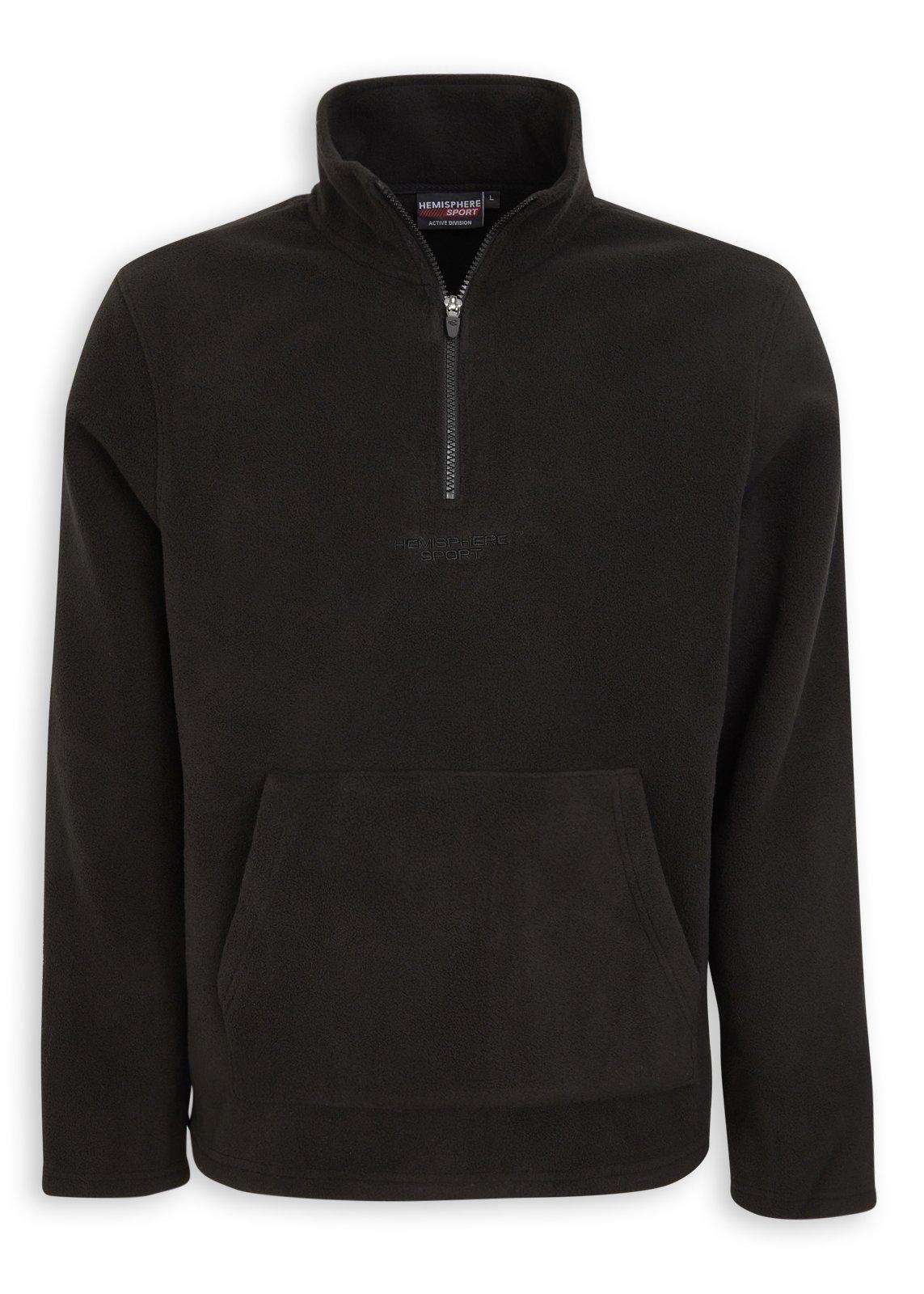 Black Quarter-zip Sweatshirt (3242402) | Hemisphere Sport