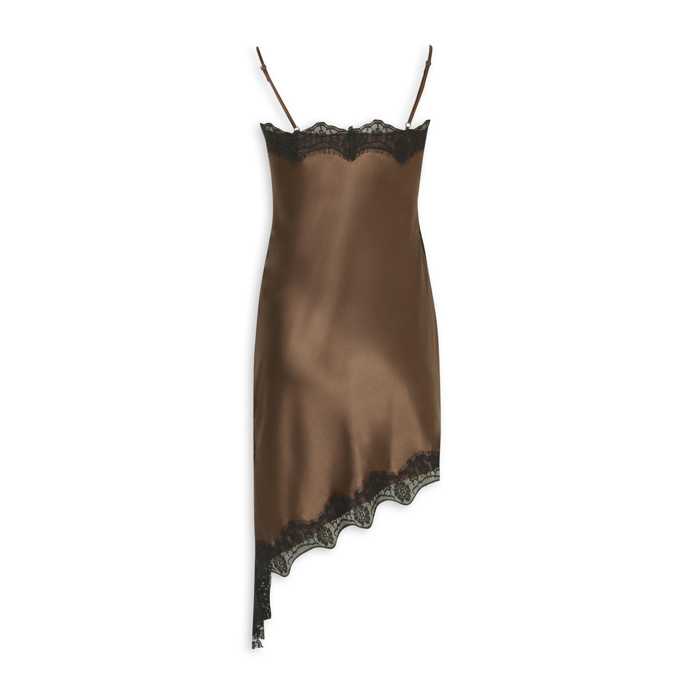 トップス PRANKPROJECT Satin Cami Tunic Brown Asymmetric Satin Cami Tunic (3242447) | Truworths