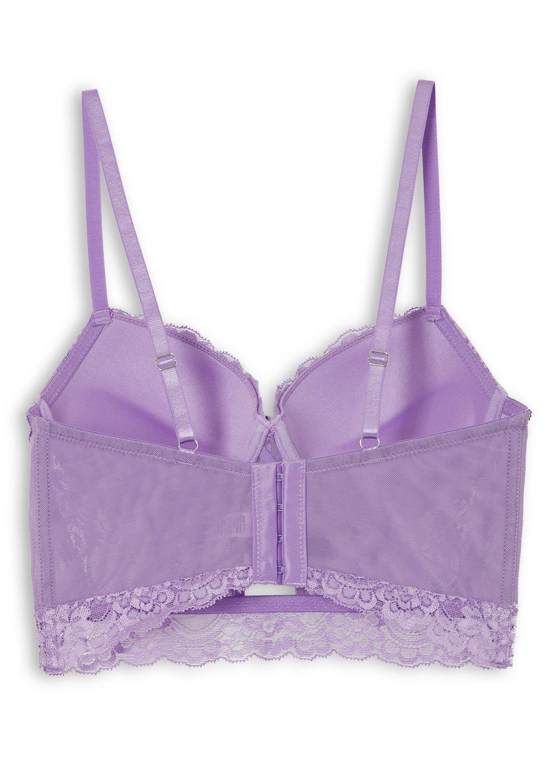 2- Pack Lilac & Black Push Up Bras (3242586) | Peep