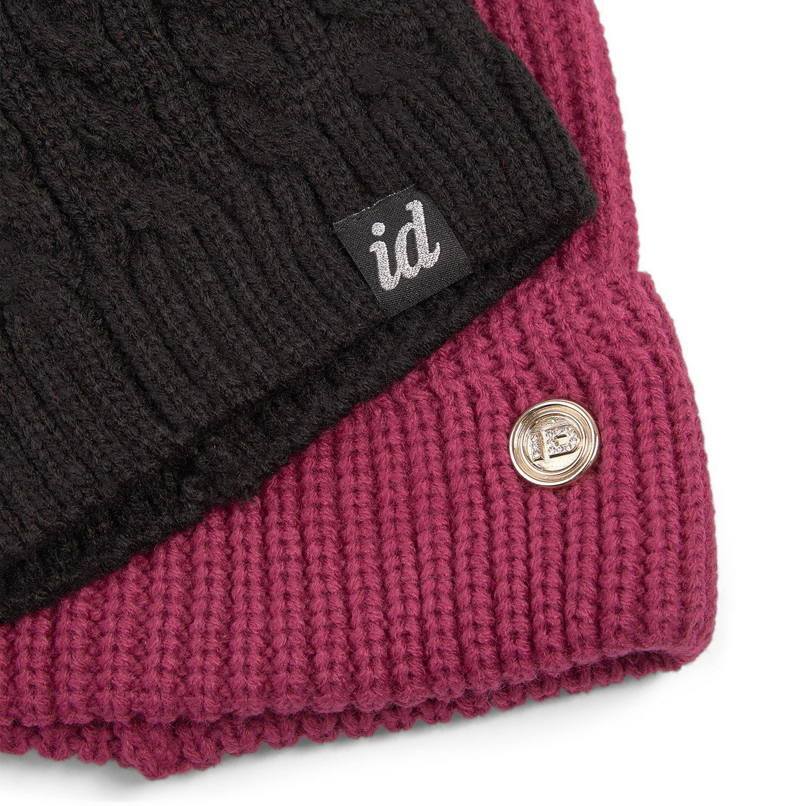 2-pack Black Raspberry Beanie (3242719) | Identity