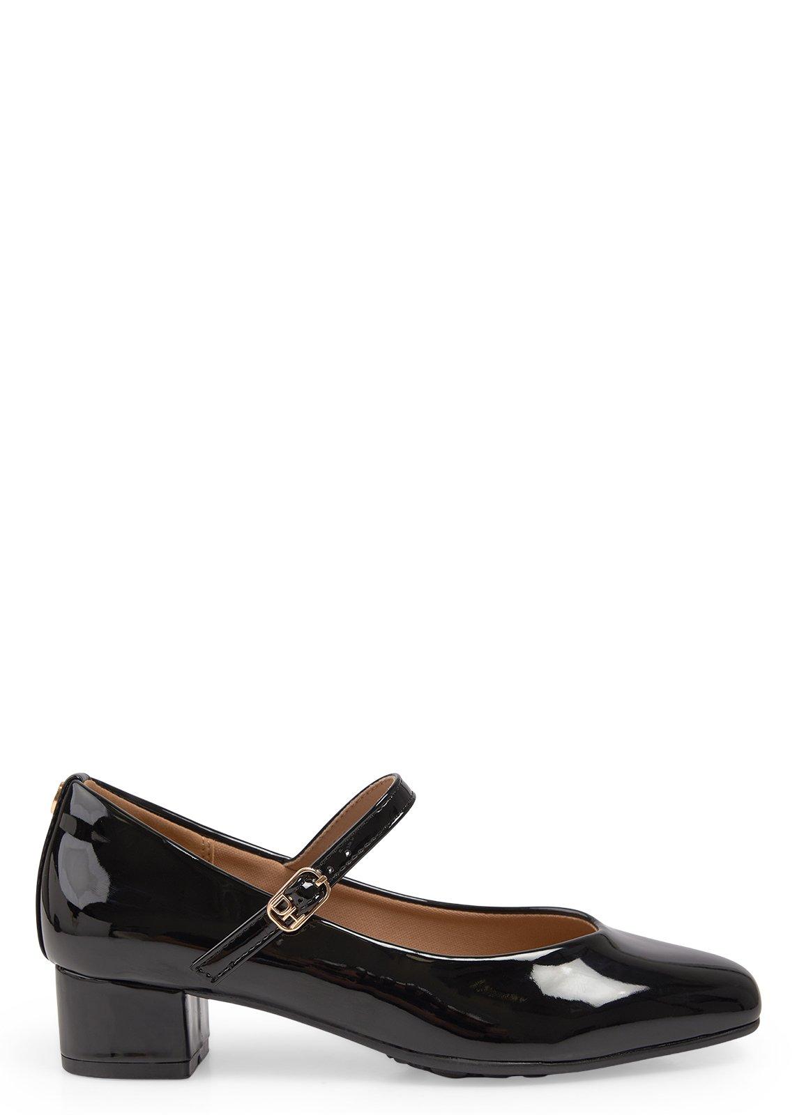 Black Block Heel Mary Jane Shoes (3242729) | Daniel Hechter
