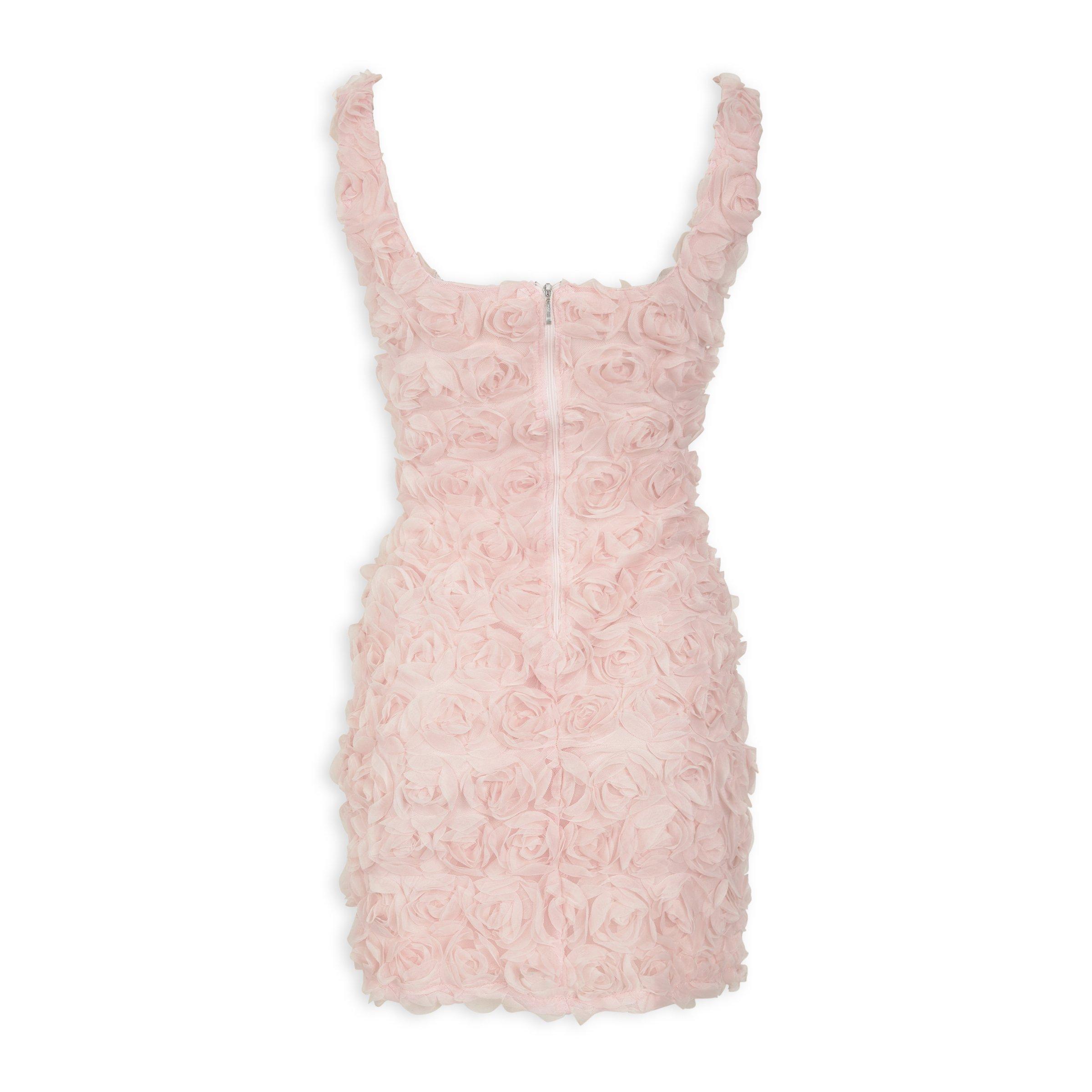 Dusty Pink Rose Mini Dress (3242797) | Arlow