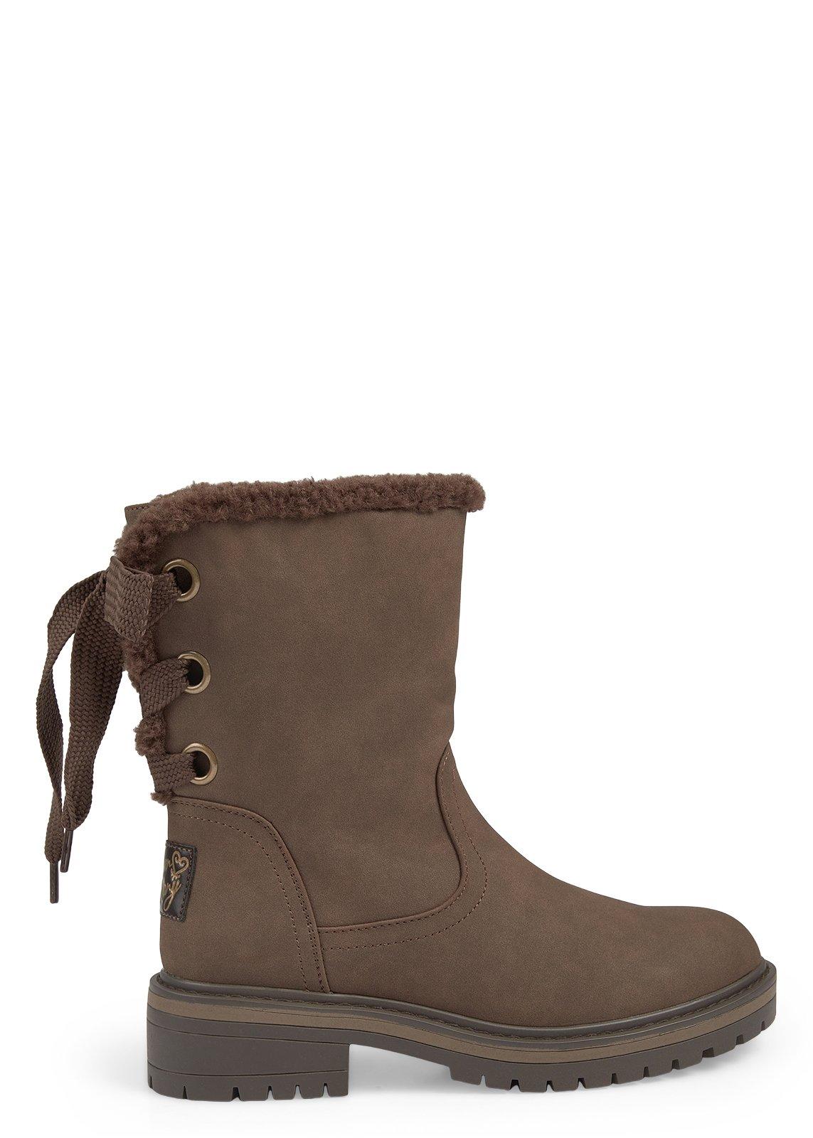 Brown Faux-Fur Lined Boots (3242815) | Ginger Mary