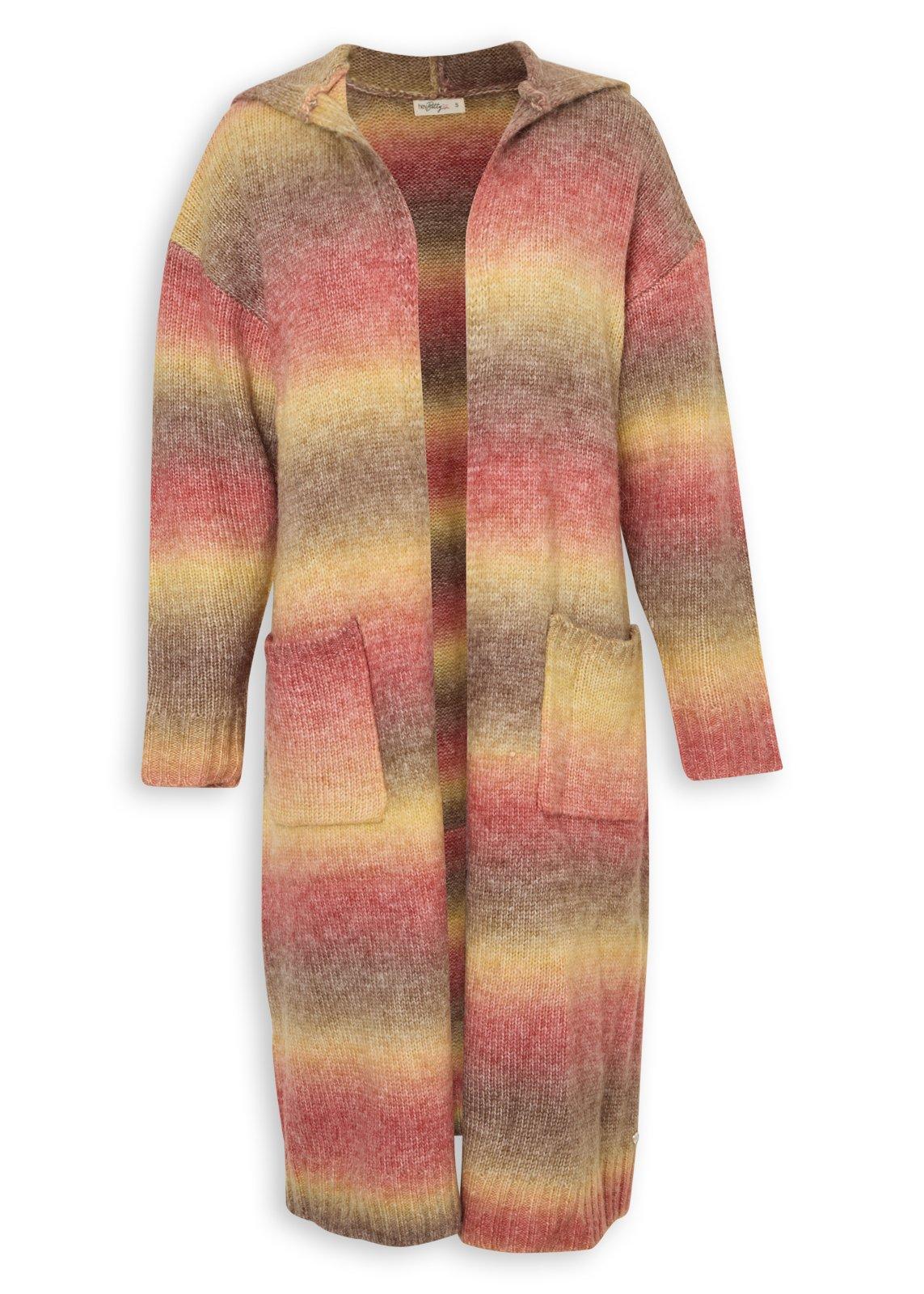 Orange Spacedye Maxi Cardigan (3242914) | Hey Betty