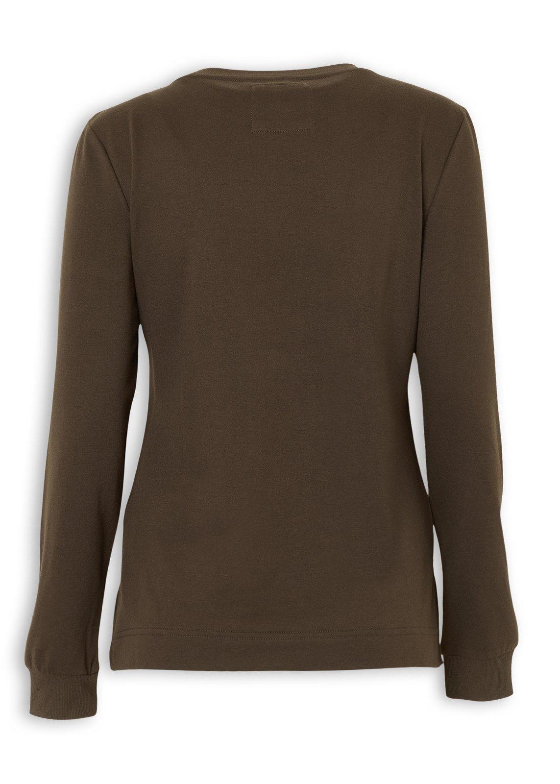 2-Pack Brown & White Long Sleeve Tops (3242976) | OUTBACK RED