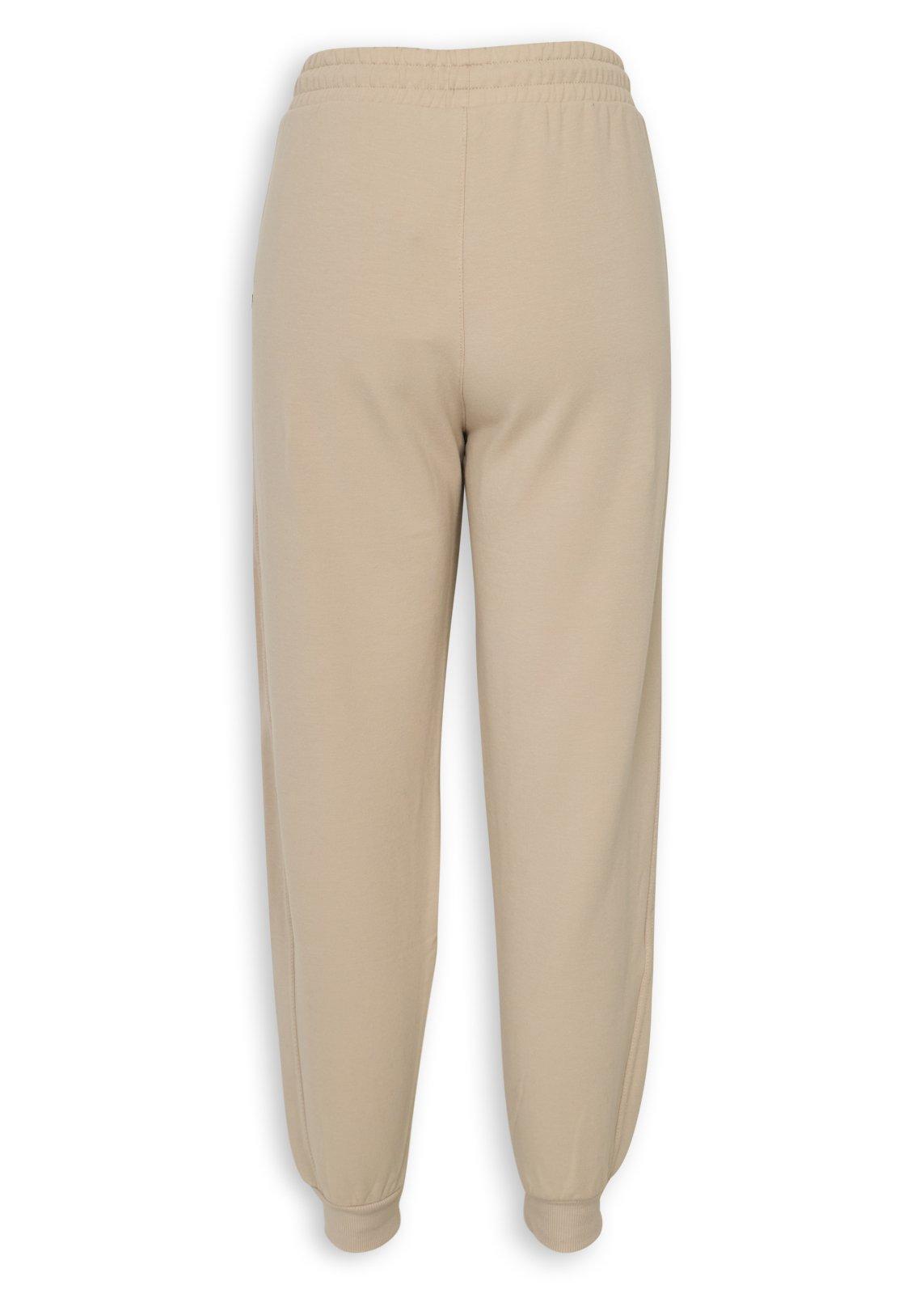Beige Fleece Cuffed Sweat Pants (3242990) | Daniel Hechter