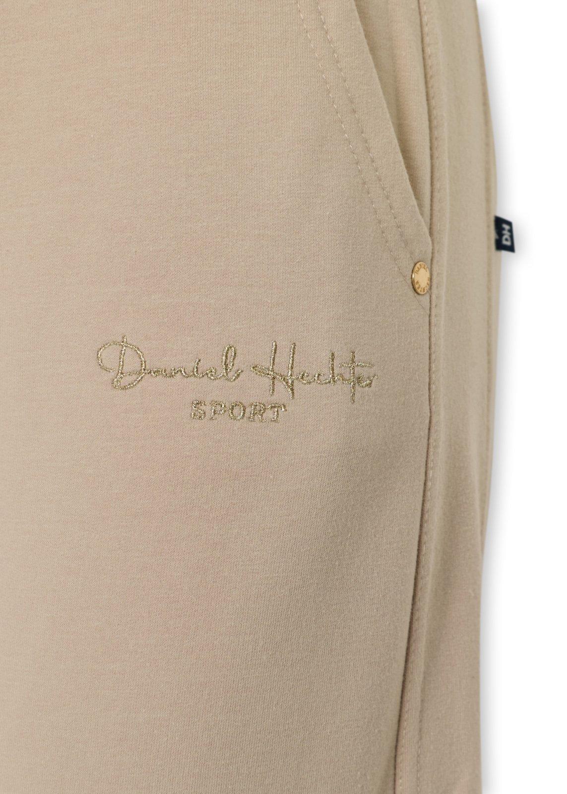 Beige Fleece Cuffed Sweat Pants (3242990) | Daniel Hechter