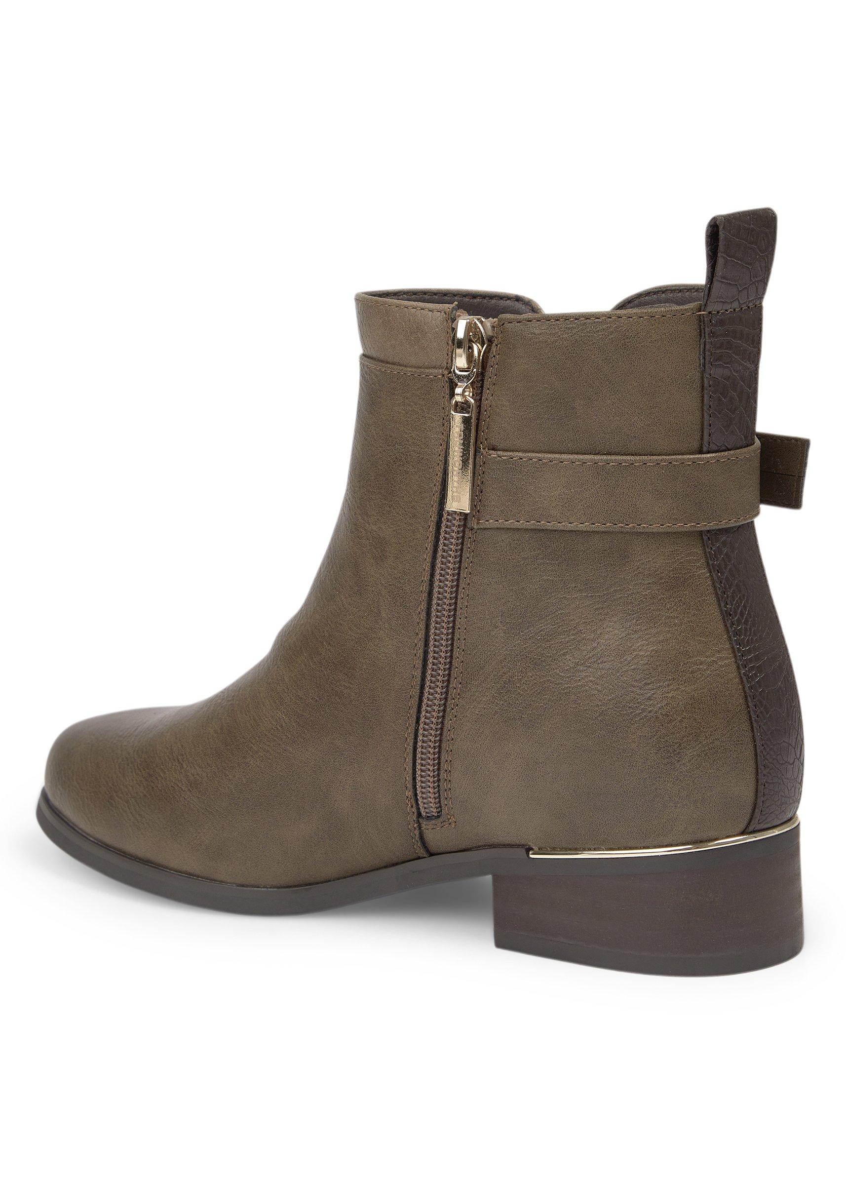 Mocha Ankle Buckle Boot (3243170) | Truworths