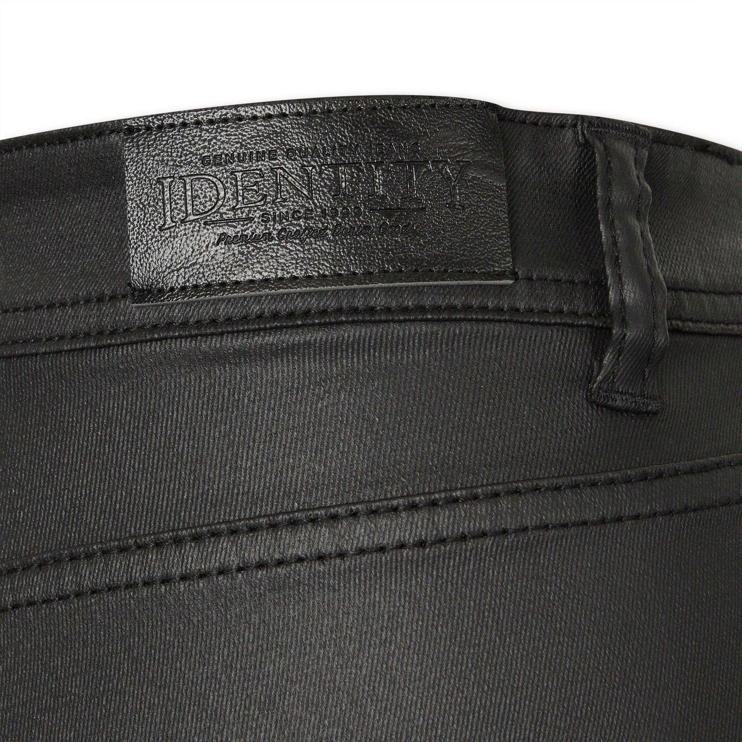 Black Coated Skinny Leg Pants (3243171) | Identity
