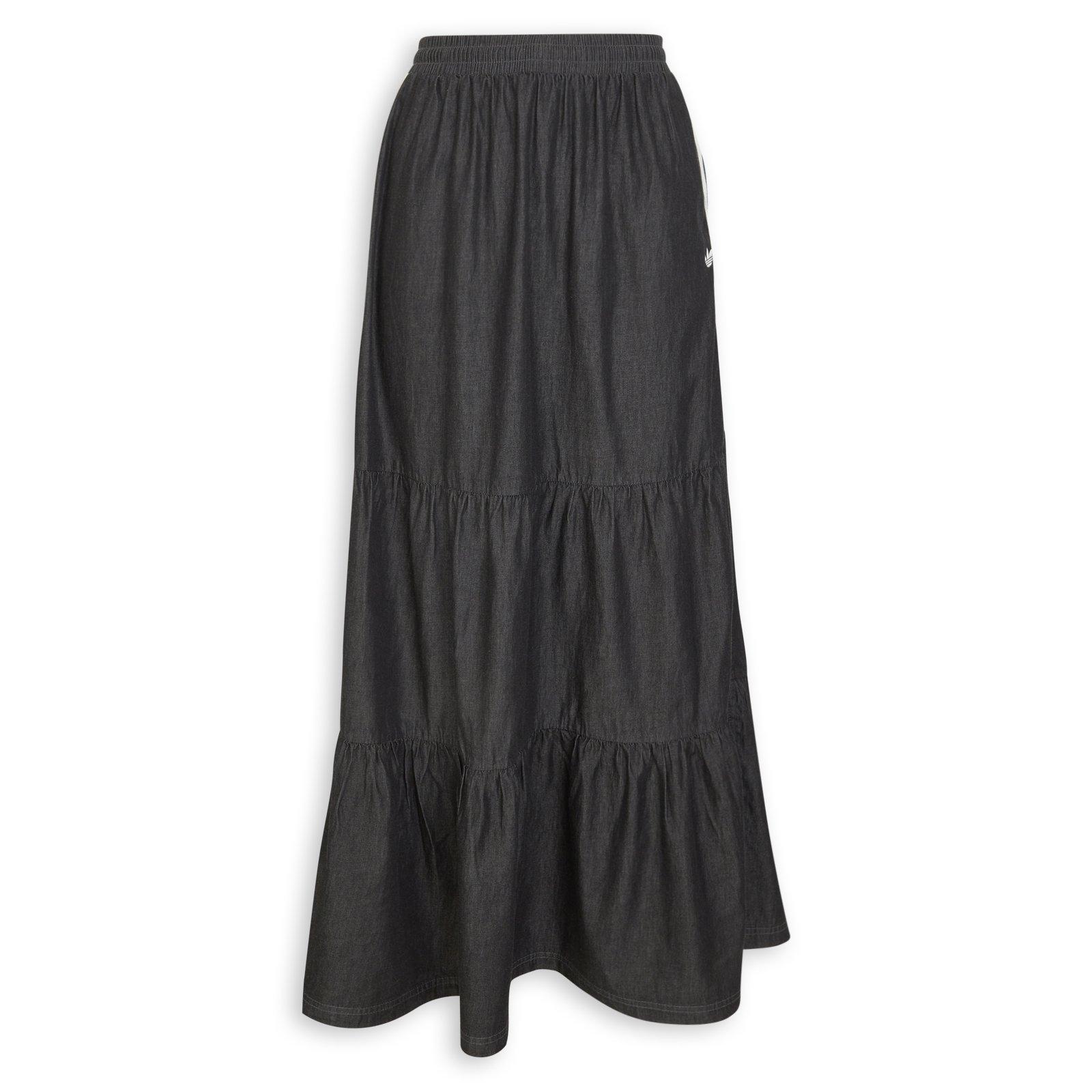 Black Summer Glow Denim Skirt (3243325) | Adidas