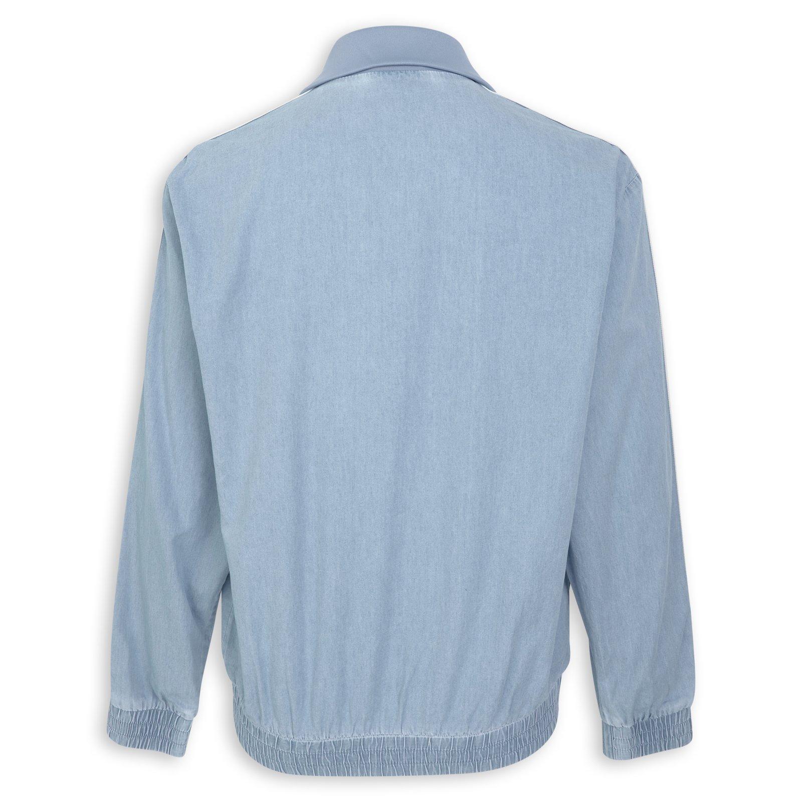 Blue Denim Firebird Track Top (3243330) | Adidas