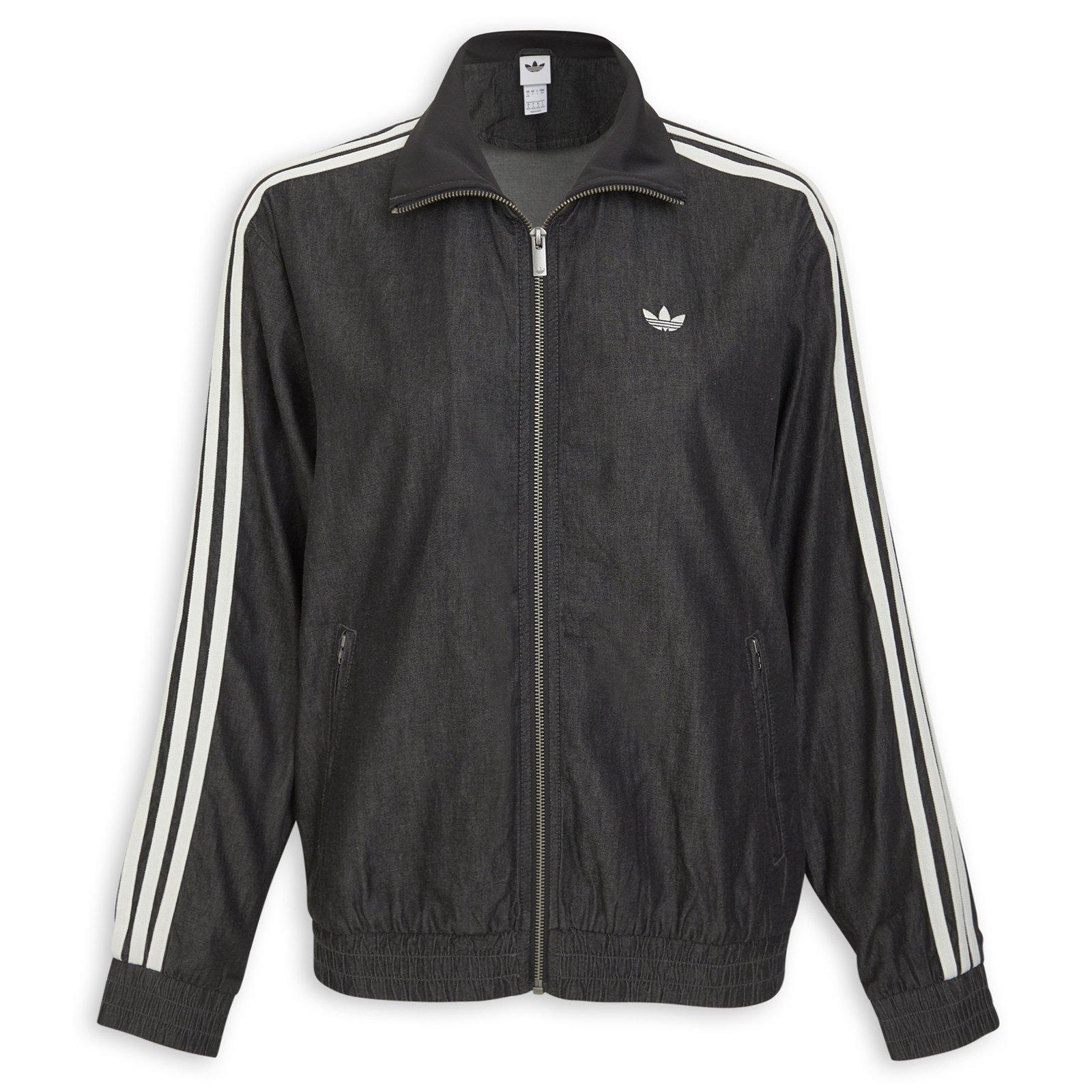 Black Denim Firebird Adilenium Track Top (3243331) | Adidas