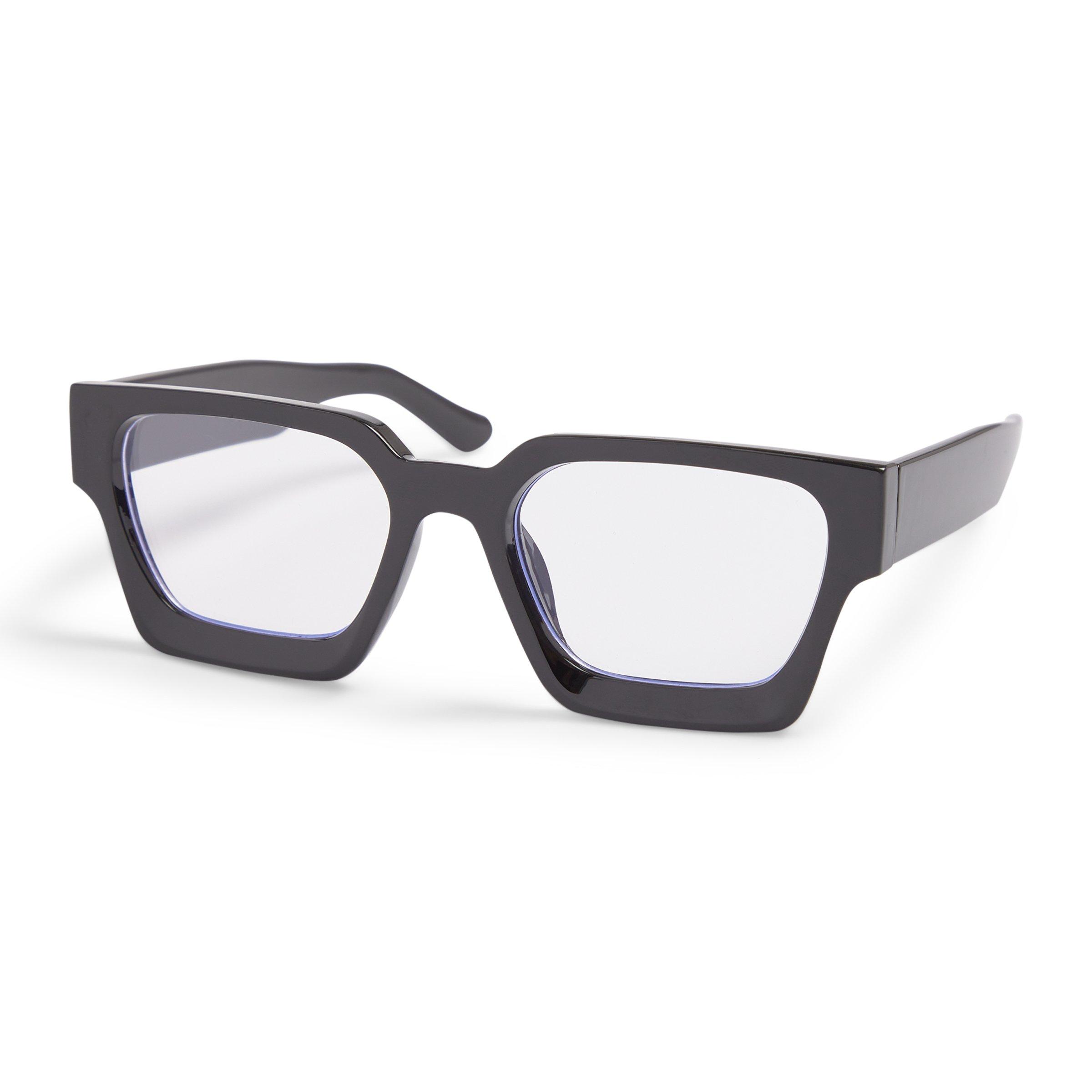 Black Clear Lens Square Sunglasses (3243335) | Birlin Eyewear