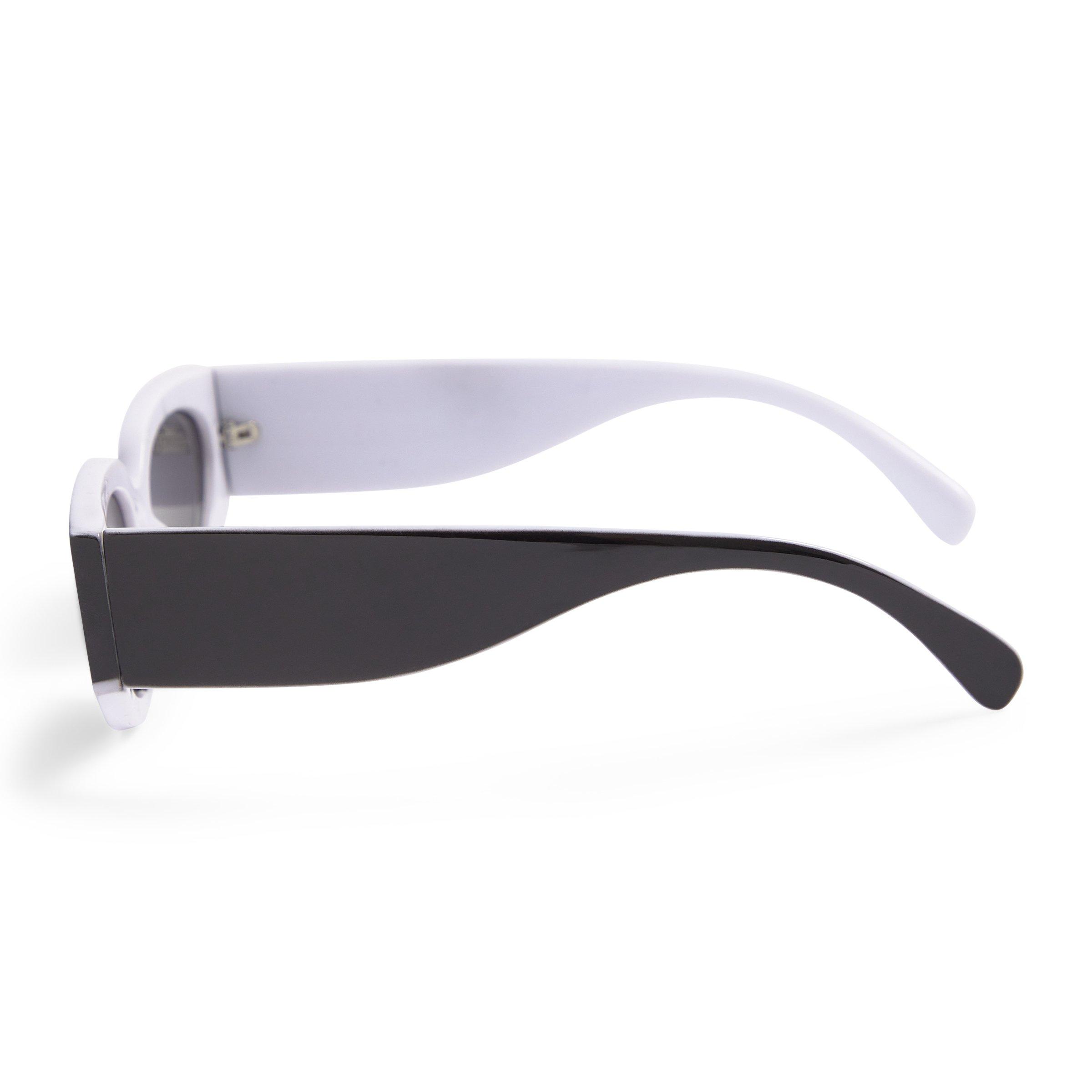 Black & White Temple Cateye Sunglasses (3243338) | Birlin Eyewear
