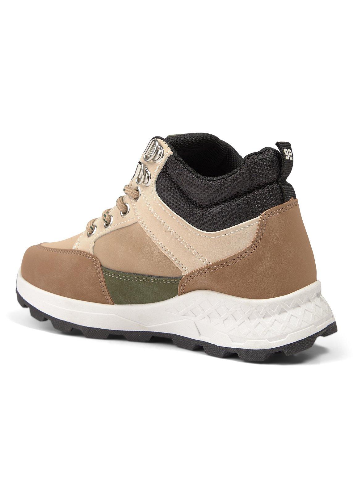 ペイ Kid Boys Beige Colourblocked Boots (3243481) | LTD Kids