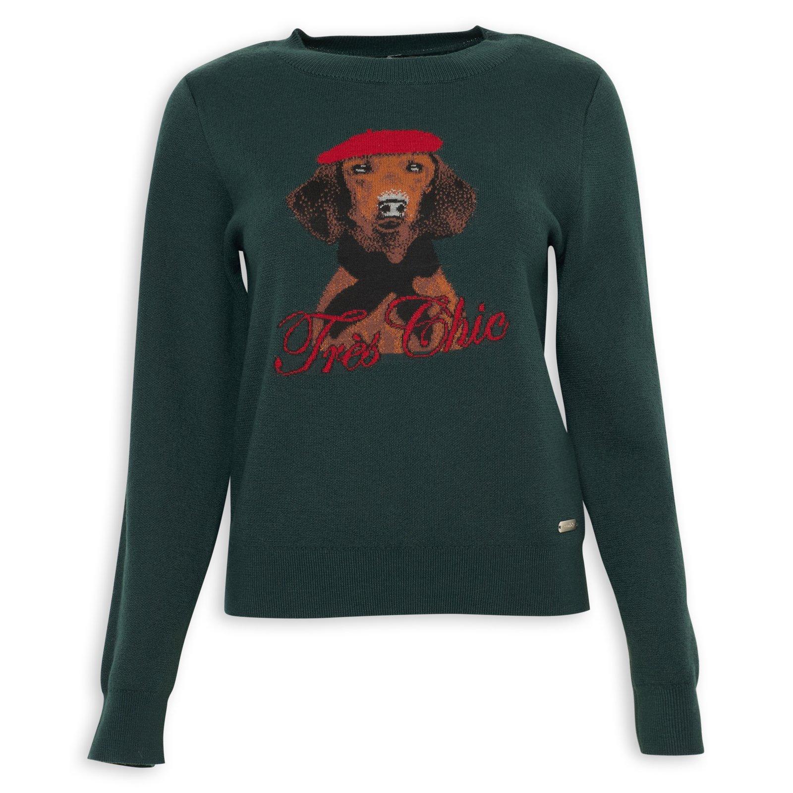 Green Dog Jumper Top (3243492) | Identity