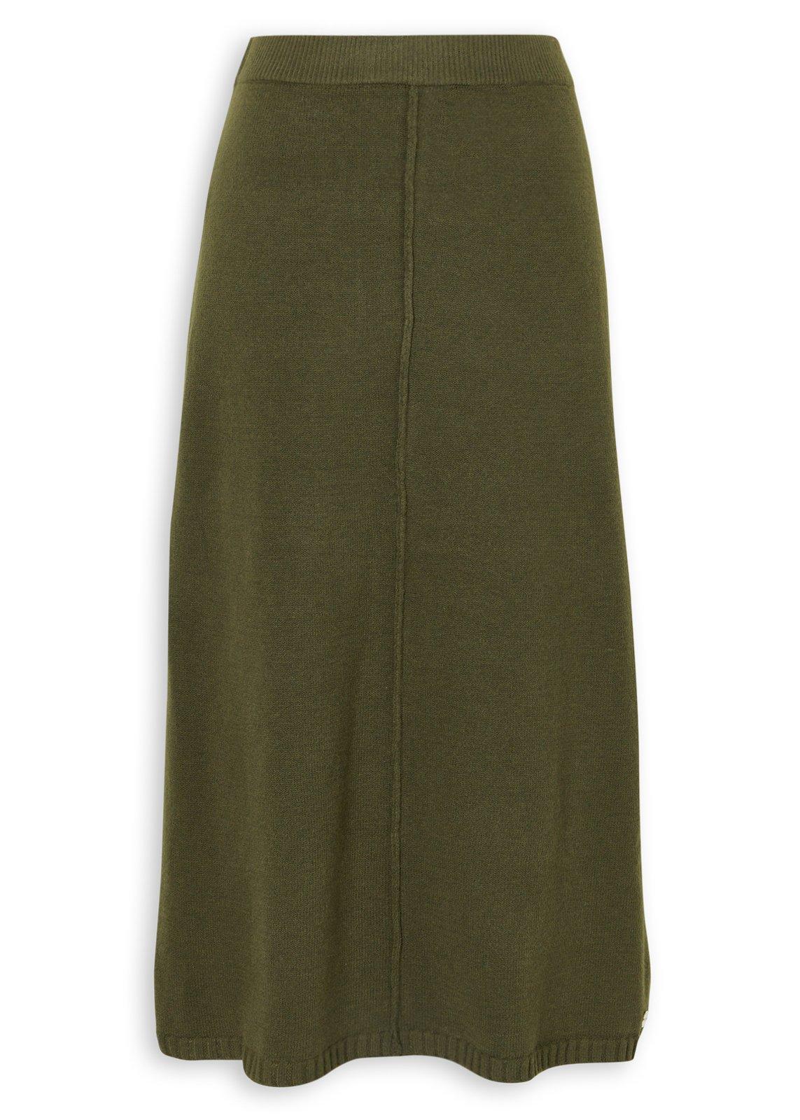 Olive Green Knitwear Skirt (3243757) | LTD Woman