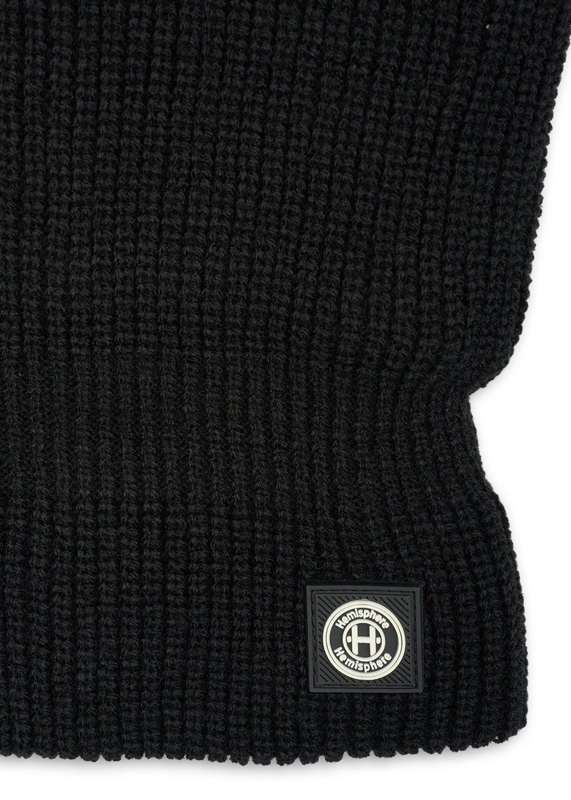 小物 NULLUS 24aw DRAPED BALACLAVA Black Balaclava (3243896) | Hemisphere