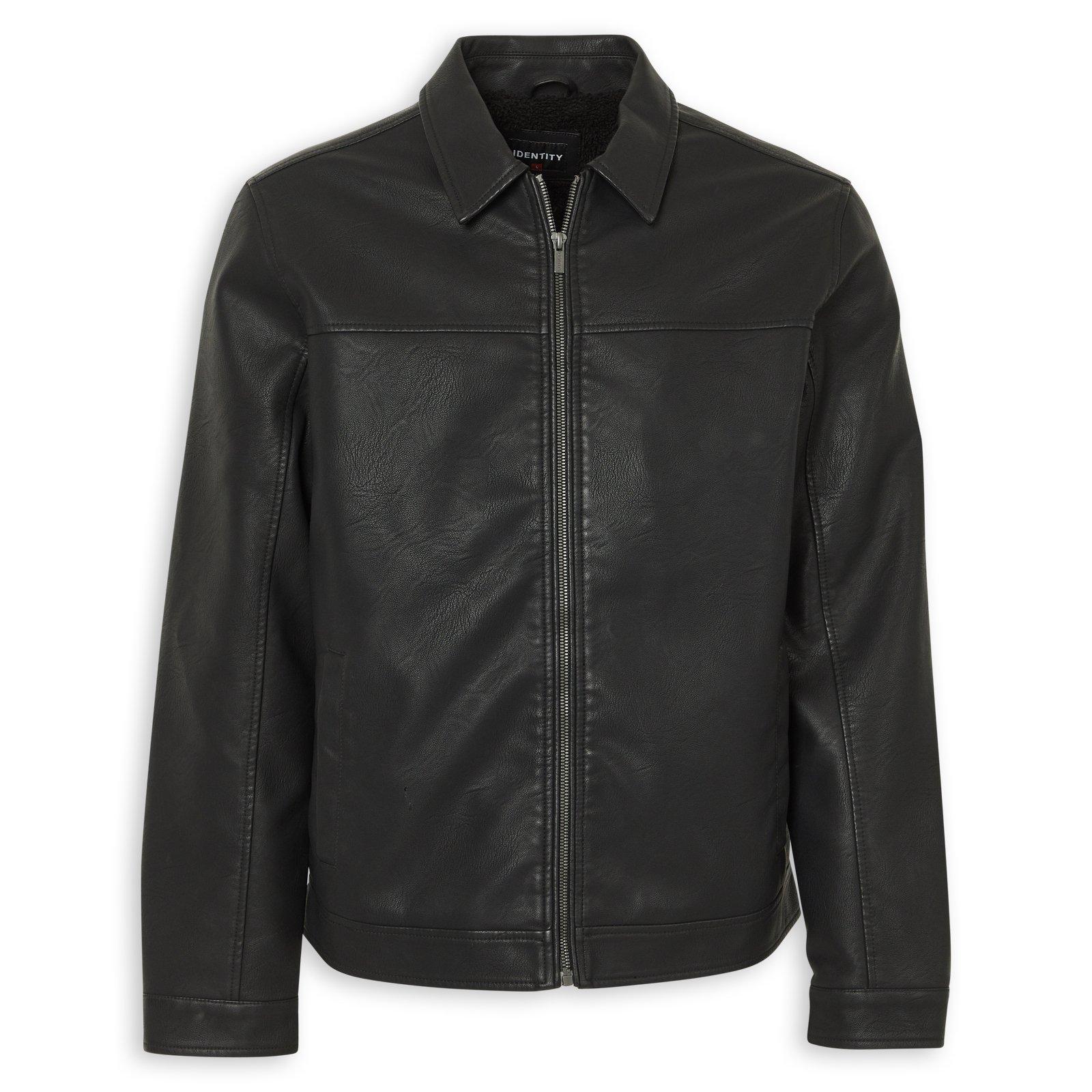 Black Biker Jacket (3243999) | Identity
