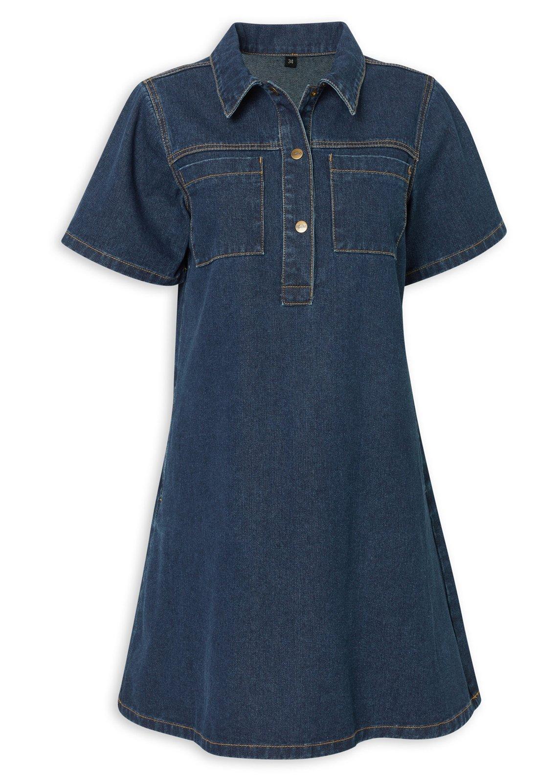 rebecca denim mini dress Spaghetti Strap Rosette - EB Luxe a flattering wrap effect Size:EU32 Isabel Lucas x Outland 200-250 USD