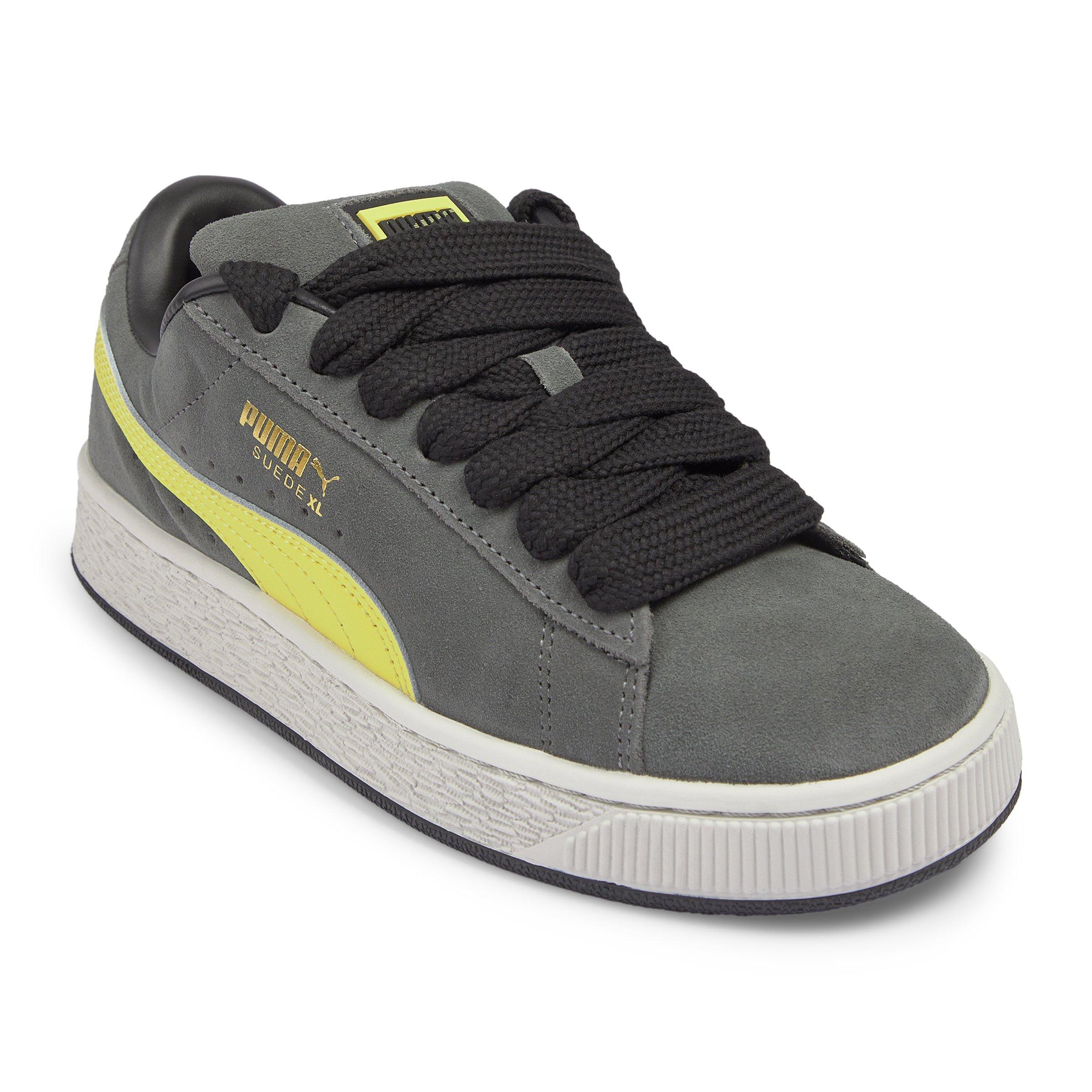 PUMA グレー/イエロー Grey and Yellow Suede XL Sneakers (3244050) | Puma