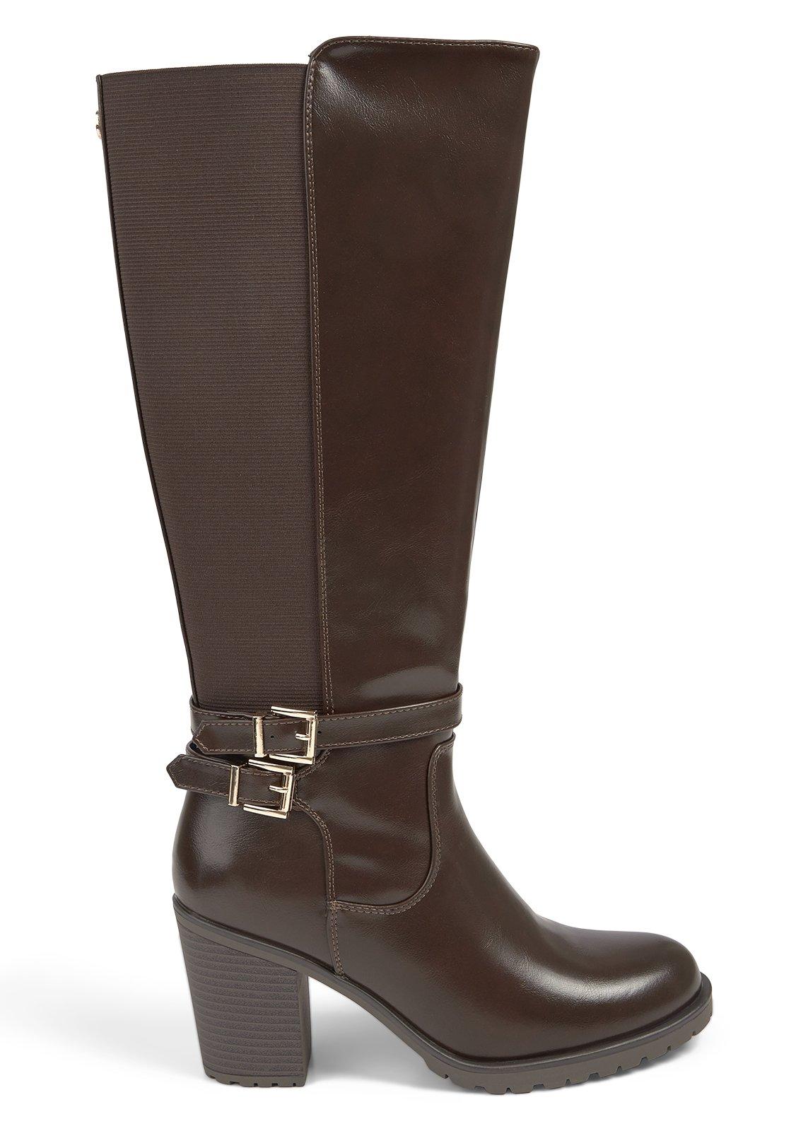 Heeled Chocolate Knee High Boot (3244054) | Ginger Mary