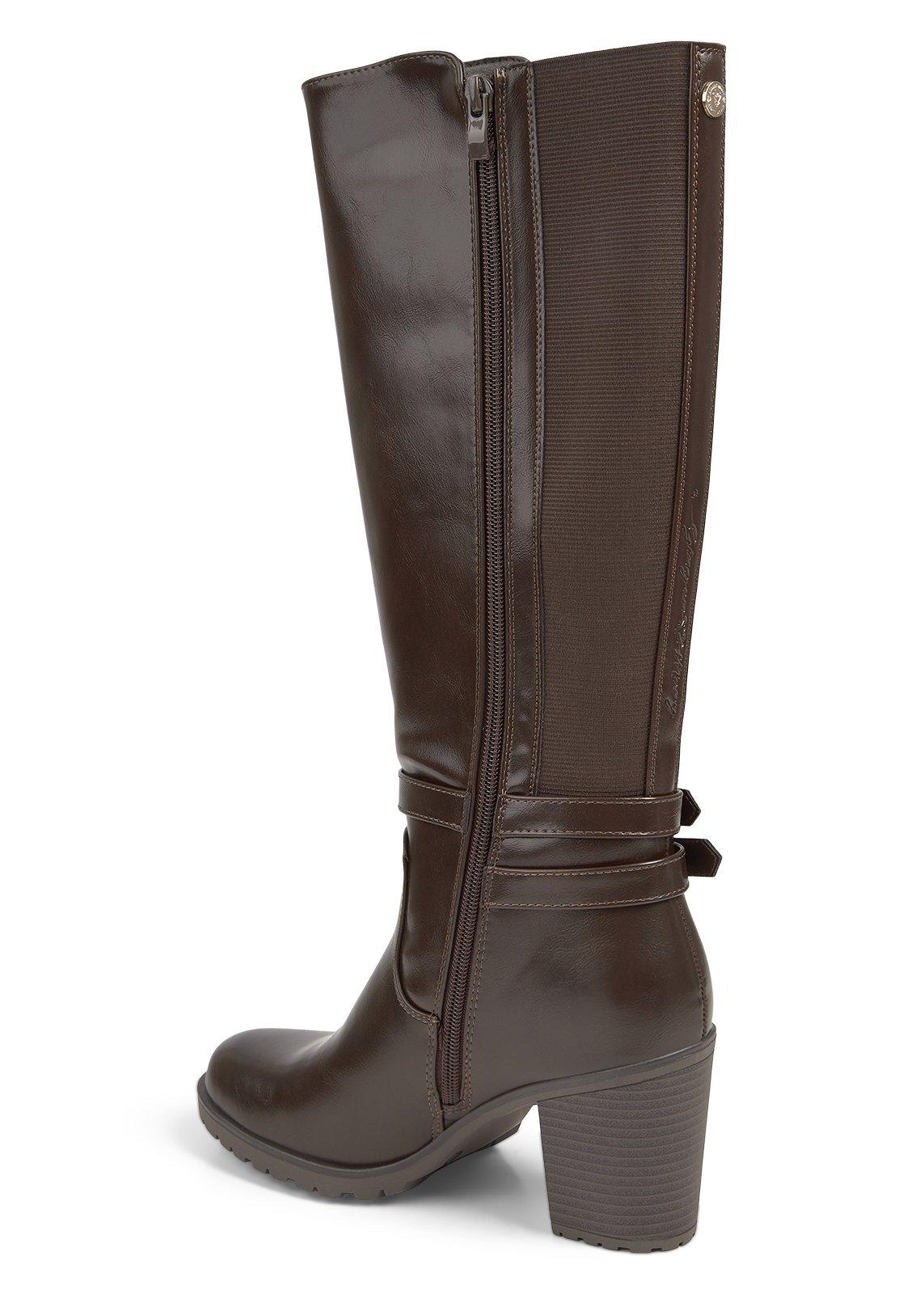 Heeled Chocolate Knee High Boot (3244054) | Ginger Mary