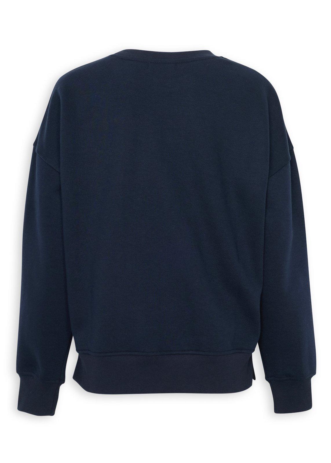 Navy Branded Swea Top (3247171) | Hey Betty
