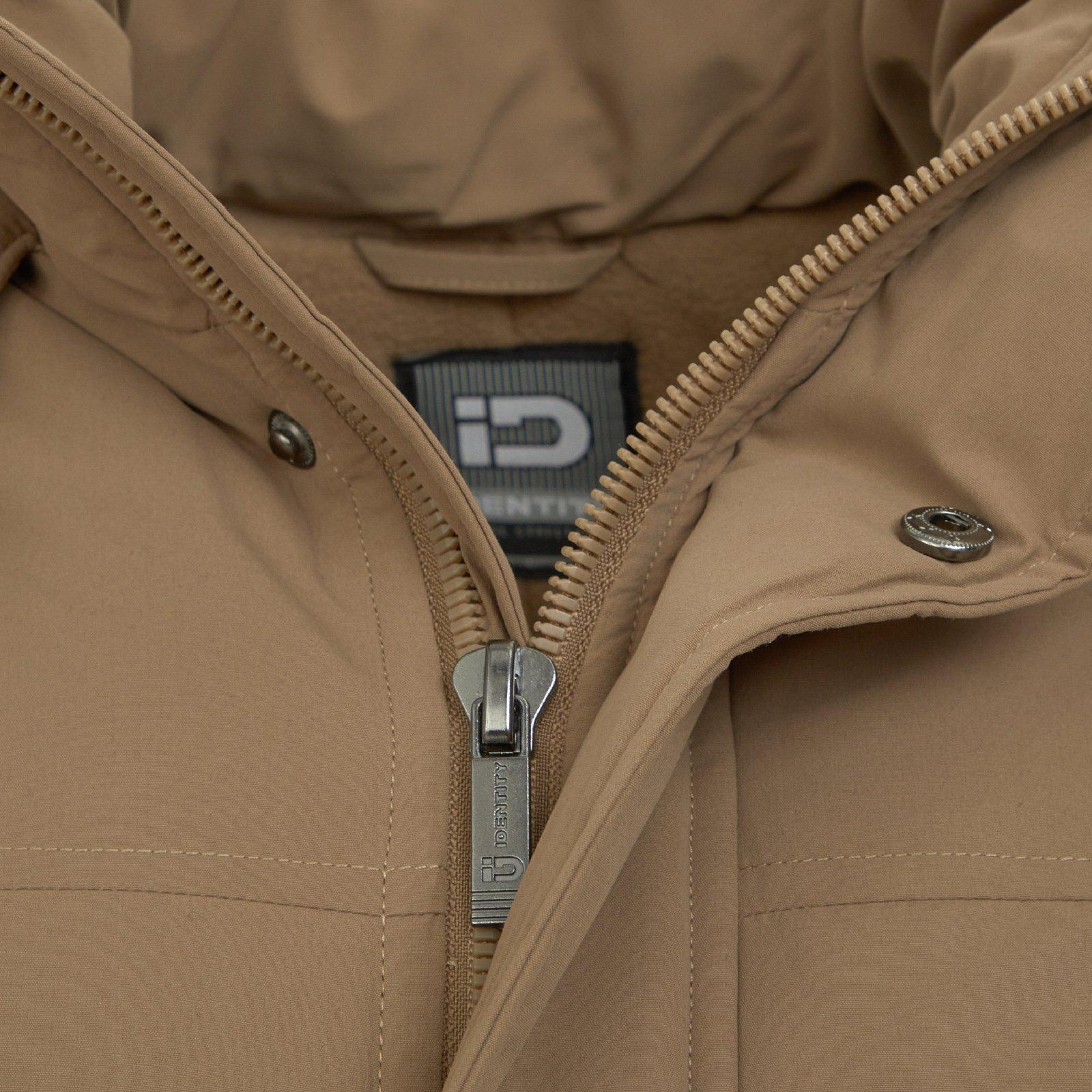 Taupe Poly Parka Jacket (3247200) | Identity