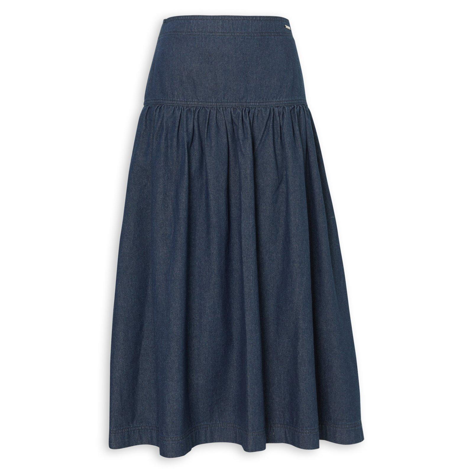 Dark Blue Denim Skirt (3247353) | Identity
