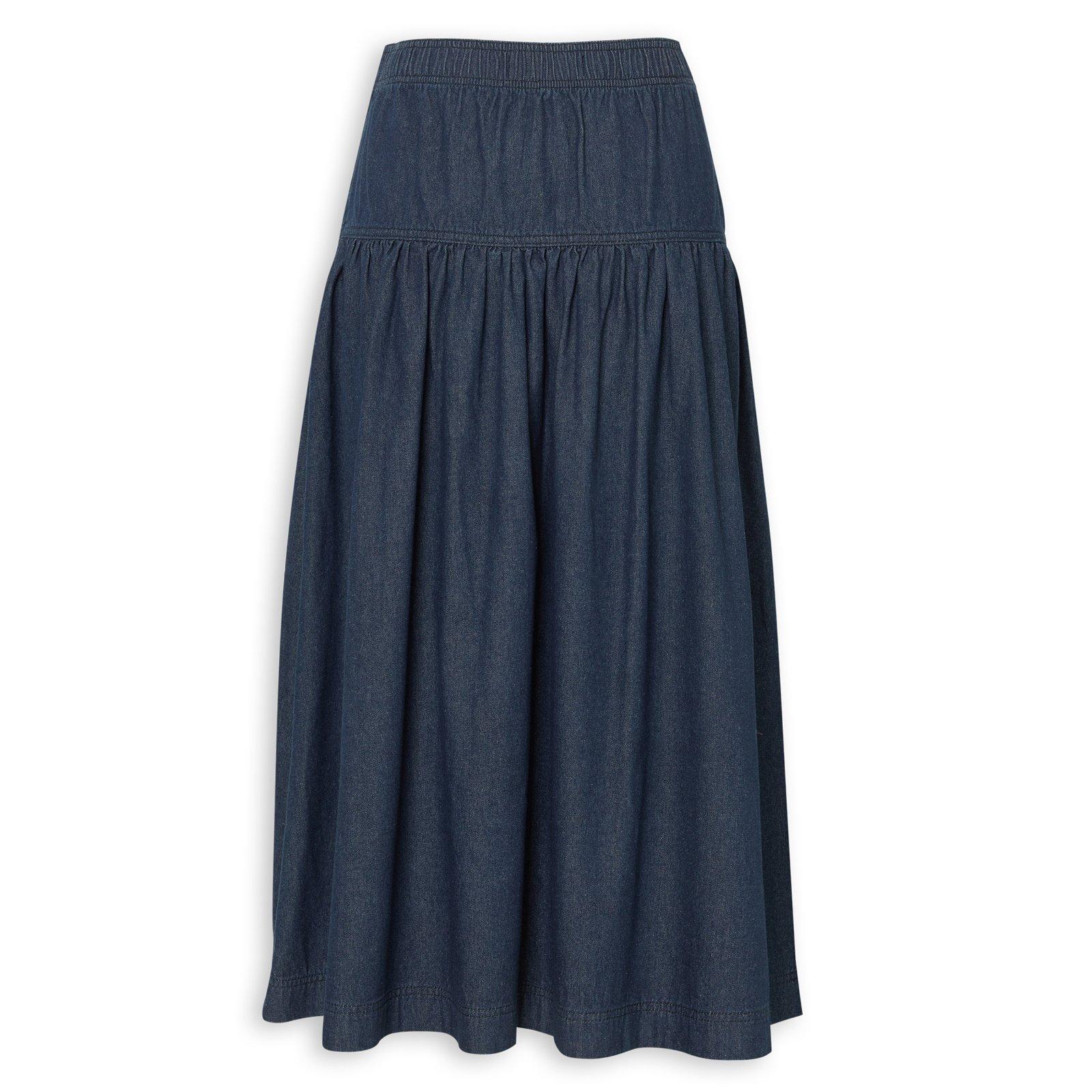 Dark Blue Denim Skirt (3247353) | Identity